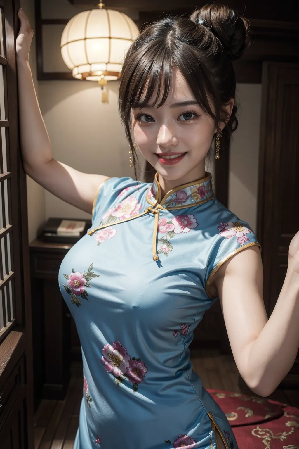 【「チャイナドレス」AIエロ画像（リアル・実写・フォト風）350枚まとめ！(11ページ目)のエロ画像21枚目