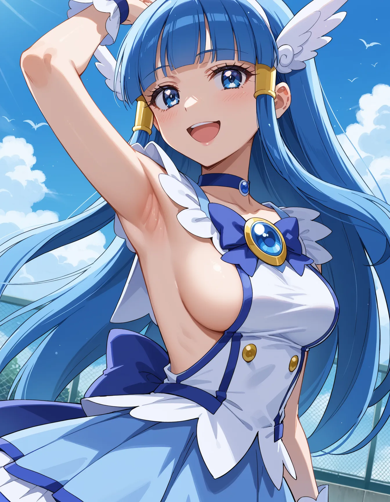【「腋・脇」AIエロ画像（イラスト・アニメ・二次元風）4705枚まとめ！(143ページ目)のエロ画像20枚目