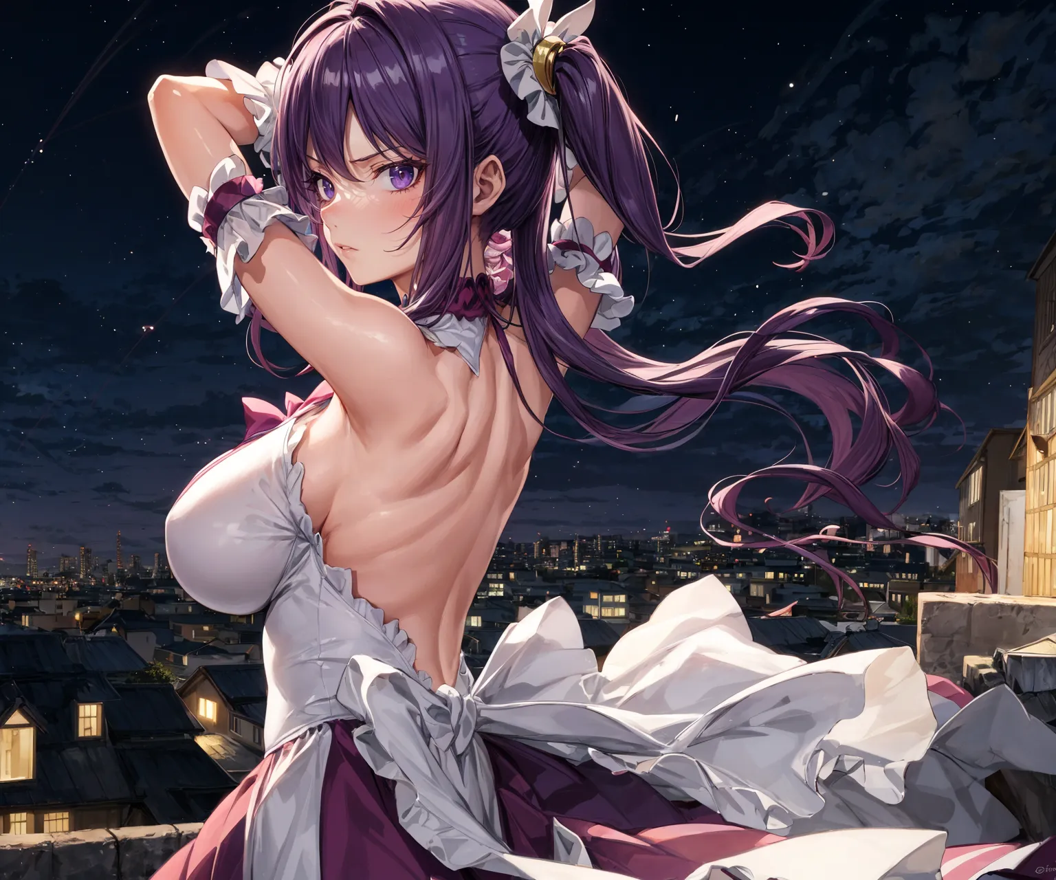 【「爆乳・超乳」AIエロ画像（イラスト・アニメ・二次元風）5621枚まとめ！(169ページ目)のエロ画像12枚目