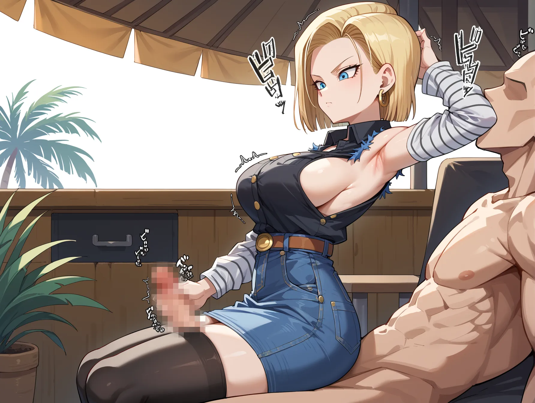 【「腋・脇」AIエロ画像（イラスト・アニメ・二次元風）4705枚まとめ！(143ページ目)のエロ画像15枚目