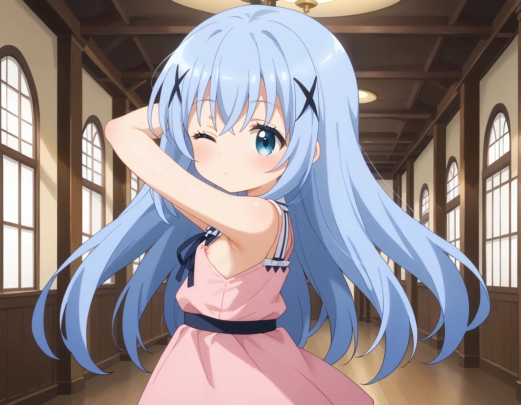 【「腋・脇」AIエロ画像（イラスト・アニメ・二次元風）4705枚まとめ！(143ページ目)のエロ画像6枚目