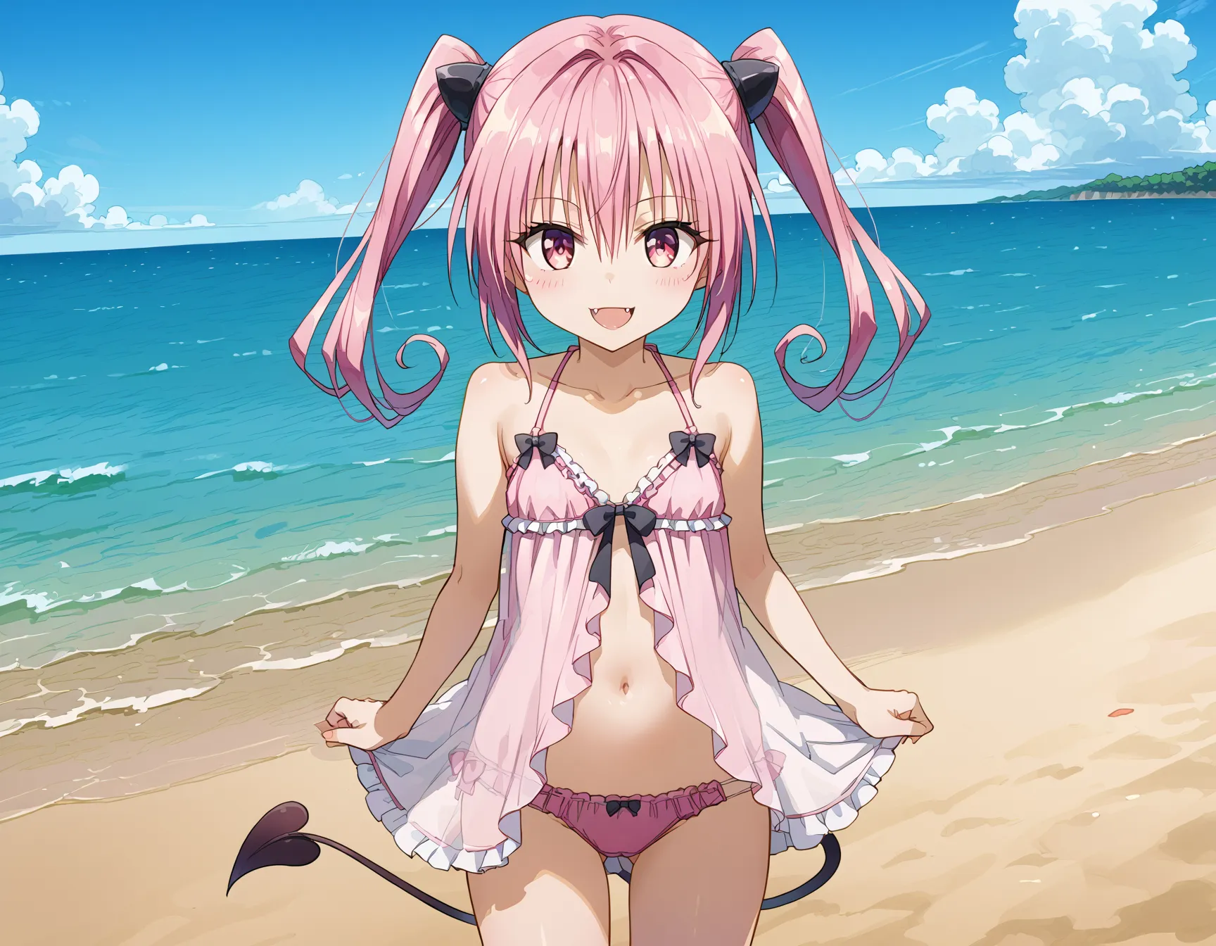 【「貧乳×下着（ブラジャー・パンティ）」AIエロ画像（イラスト・アニメ・二次元風）1743枚まとめ！(52ページ目)のエロ画像29枚目
