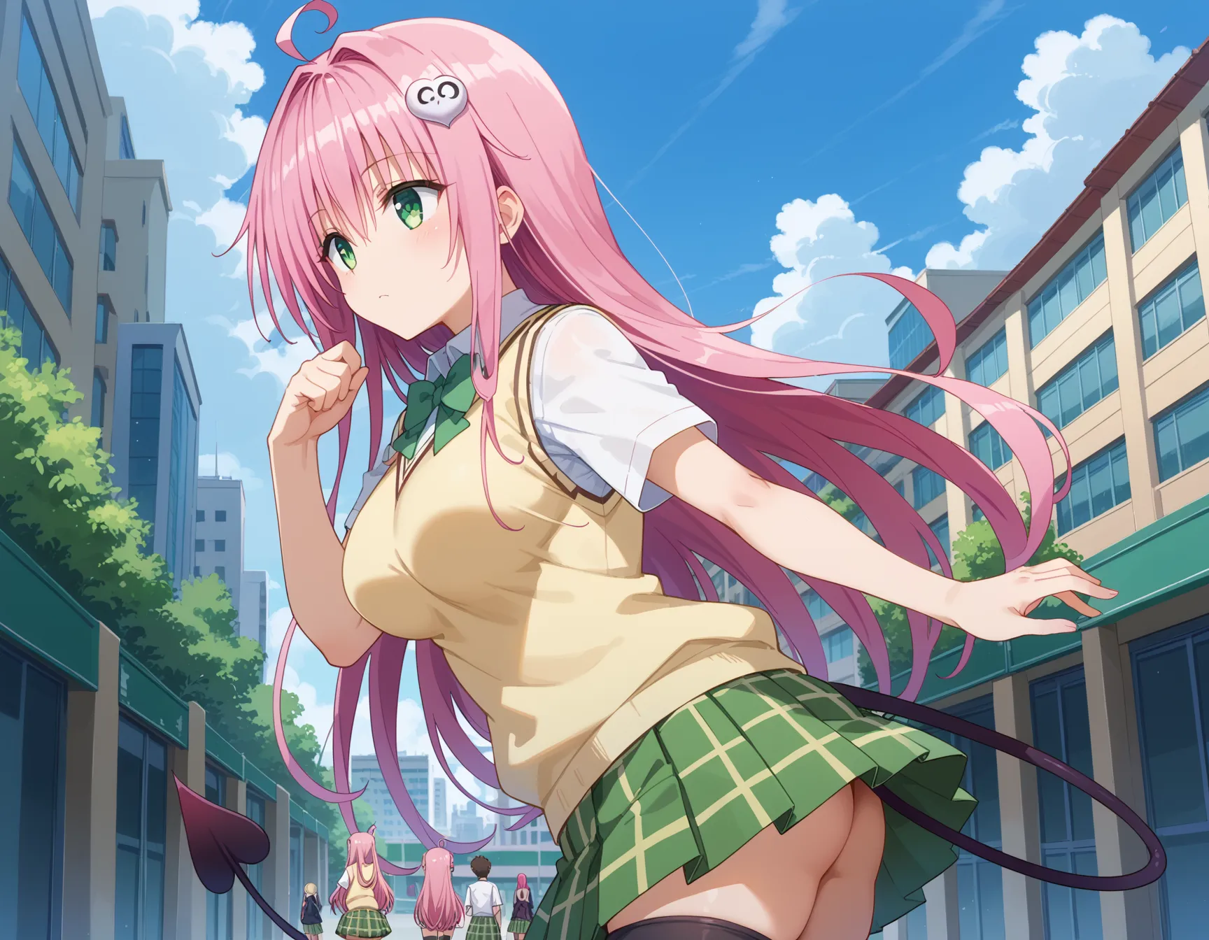 【「学制服」AIエロ画像（イラスト・アニメ・二次元風）4855枚まとめ！(145ページ目)のエロ画像10枚目