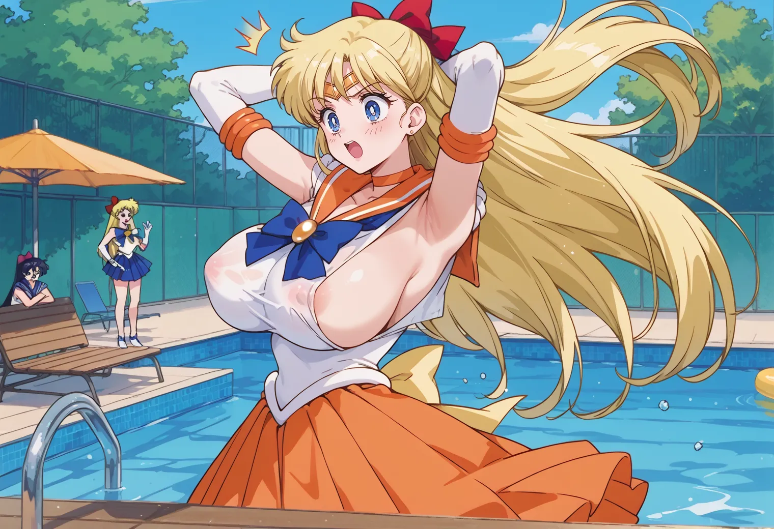 【「爆乳・超乳」AIエロ画像（イラスト・アニメ・二次元風）5621枚まとめ！(168ページ目)のエロ画像4枚目