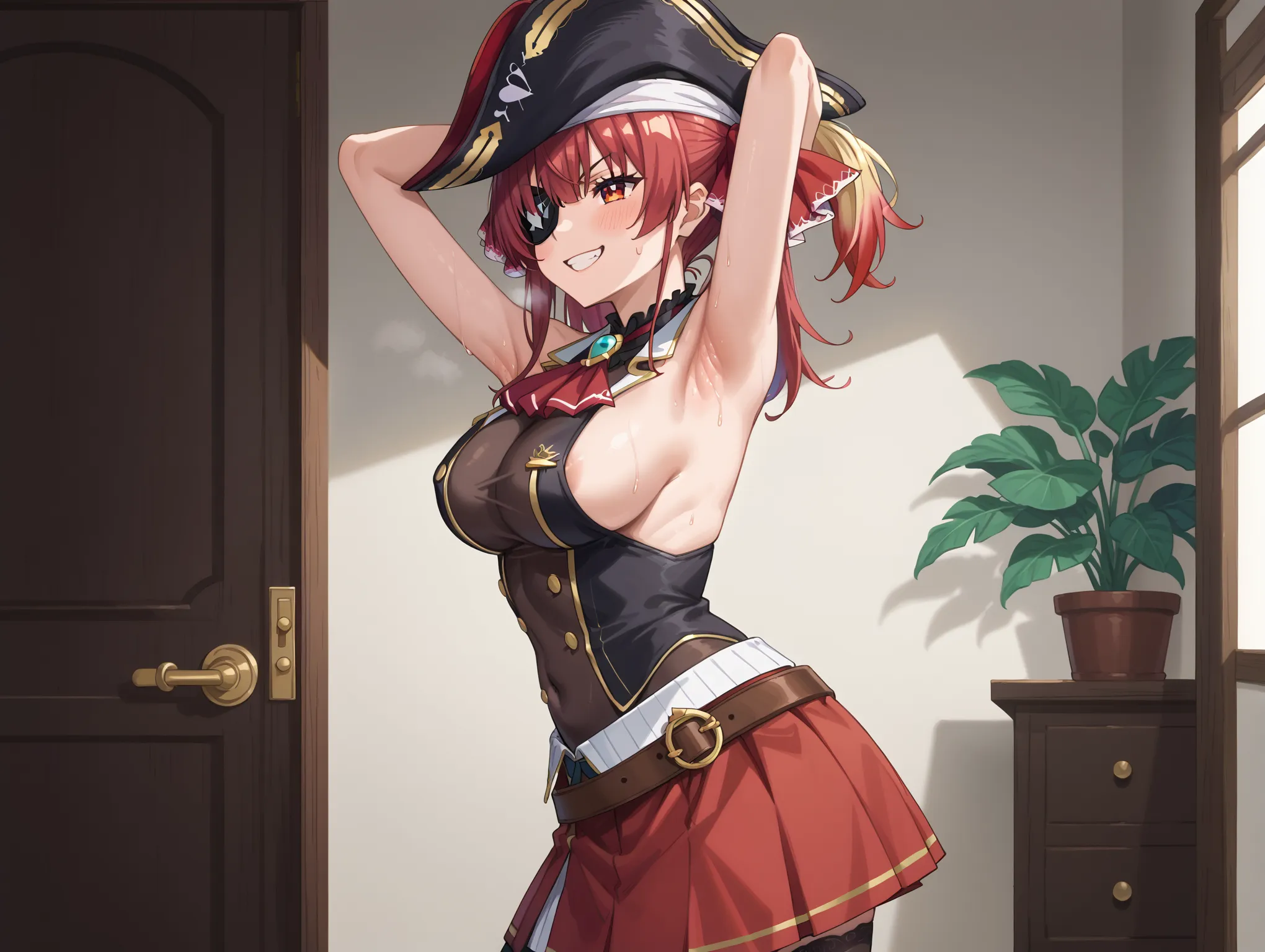 【「腋・脇」AIエロ画像（イラスト・アニメ・二次元風）4705枚まとめ！(142ページ目)のエロ画像18枚目