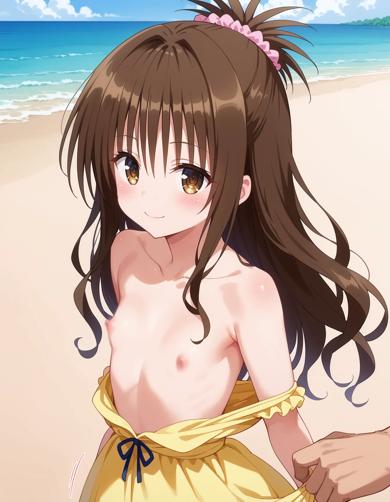 【「貧乳×下着（ブラジャー・パンティ）」AIエロ画像（イラスト・アニメ・二次元風）1743枚まとめ！(52ページ目)のエロ画像20枚目