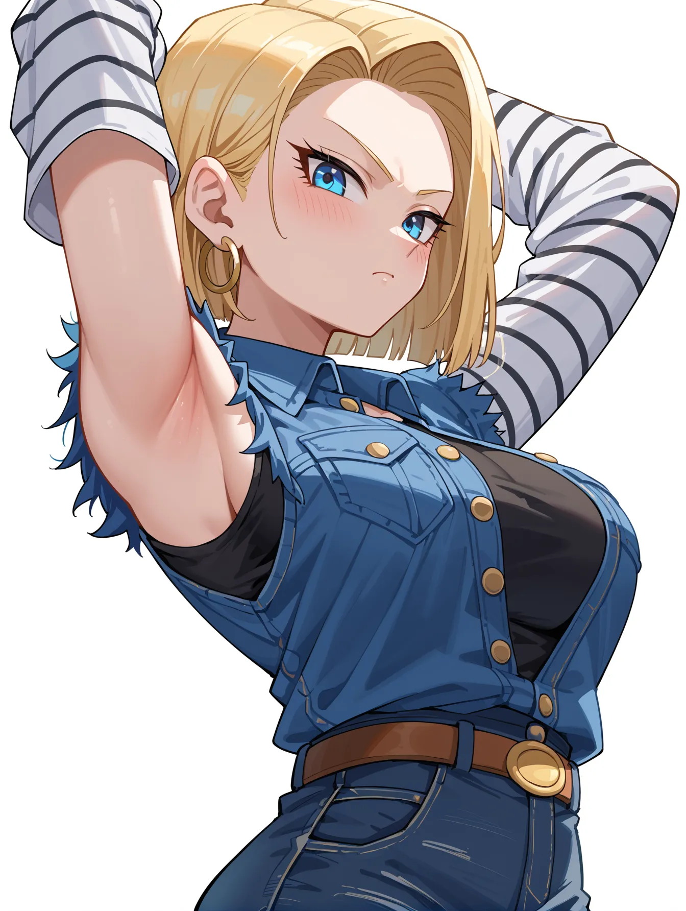 【「腋・脇」AIエロ画像（イラスト・アニメ・二次元風）4705枚まとめ！(142ページ目)のエロ画像3枚目