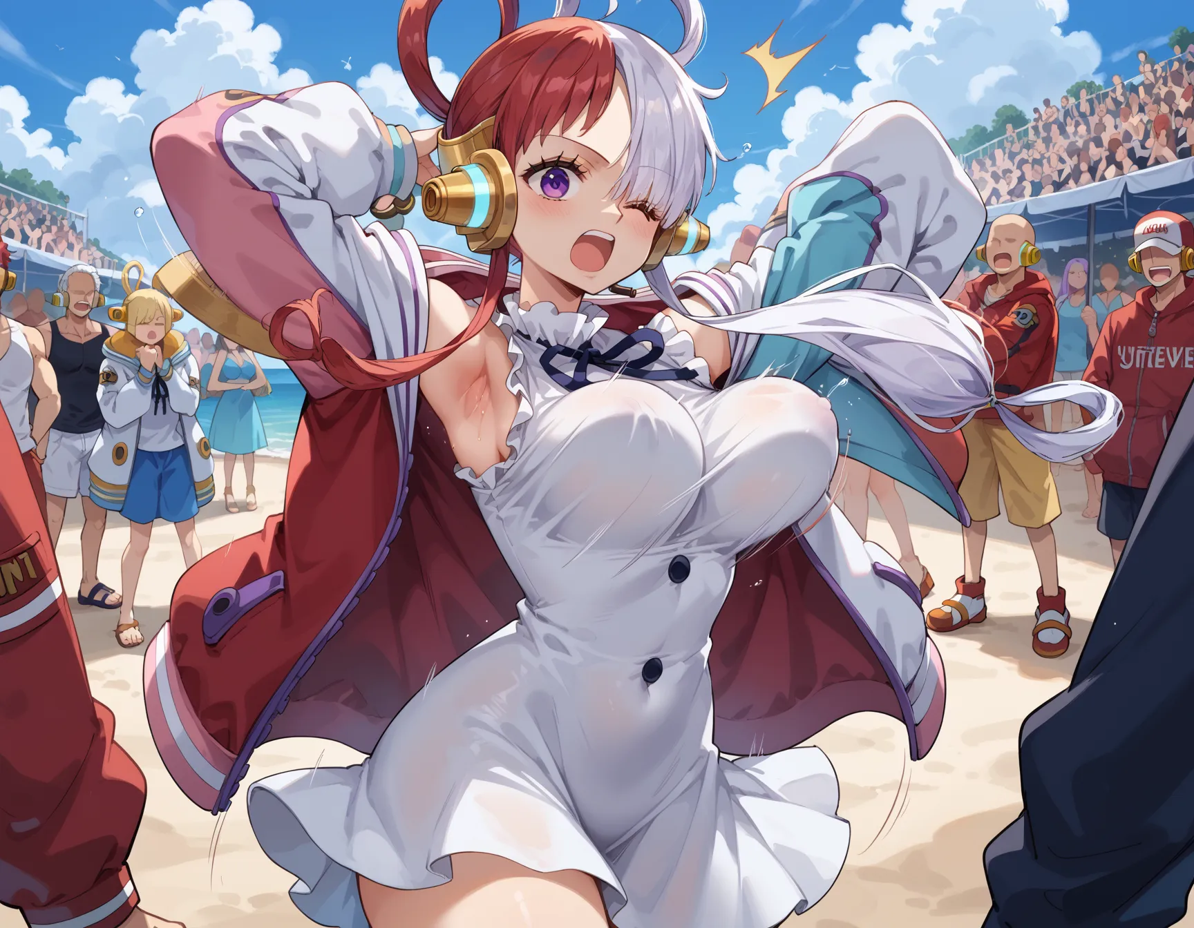 【「腋・脇」AIエロ画像（イラスト・アニメ・二次元風）4705枚まとめ！(142ページ目)のエロ画像2枚目