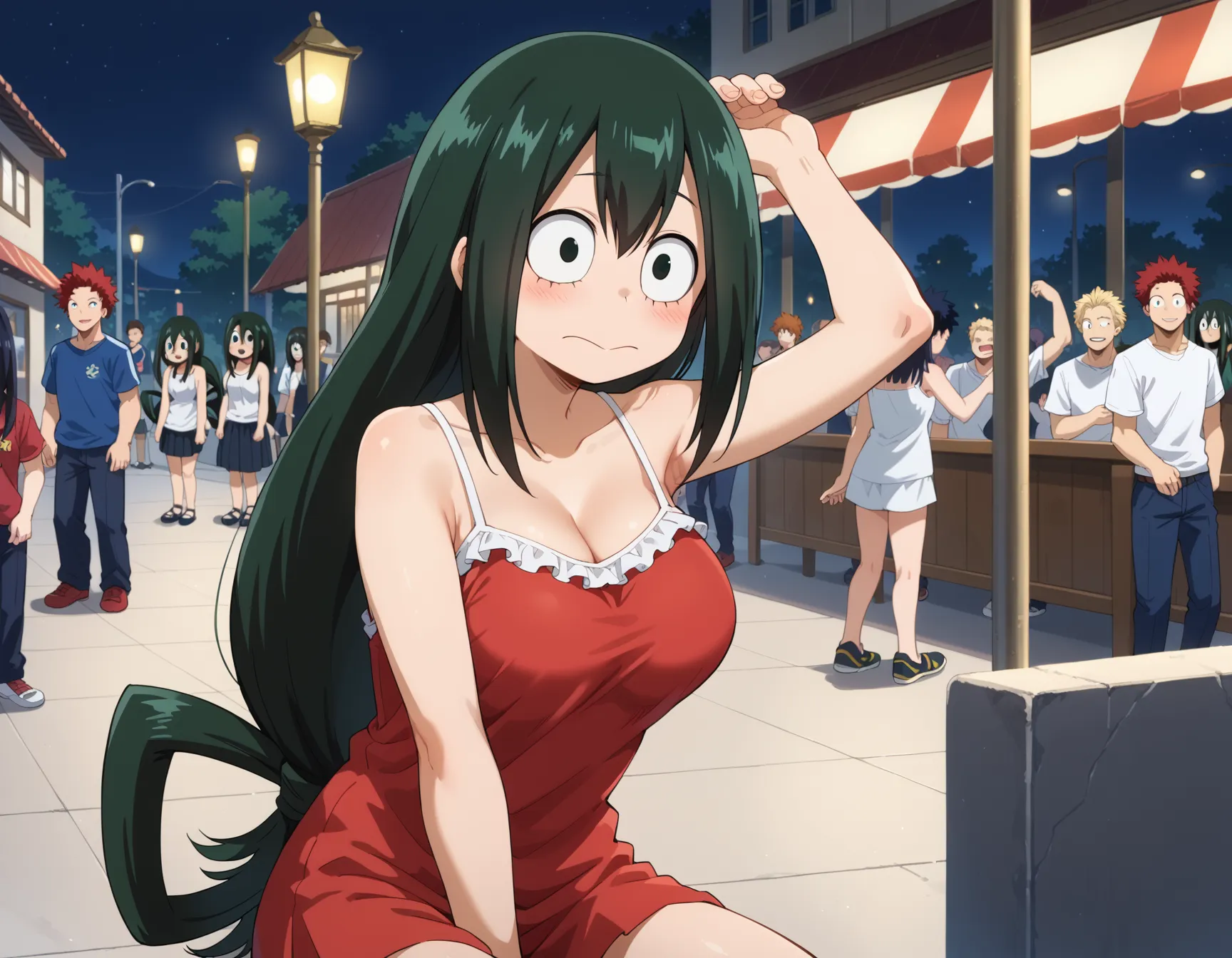 【「下着（ブラジャー・パンティ）」AIエロ画像（イラスト・アニメ・二次元風）15996枚まとめ！(473ページ目)のエロ画像21枚目