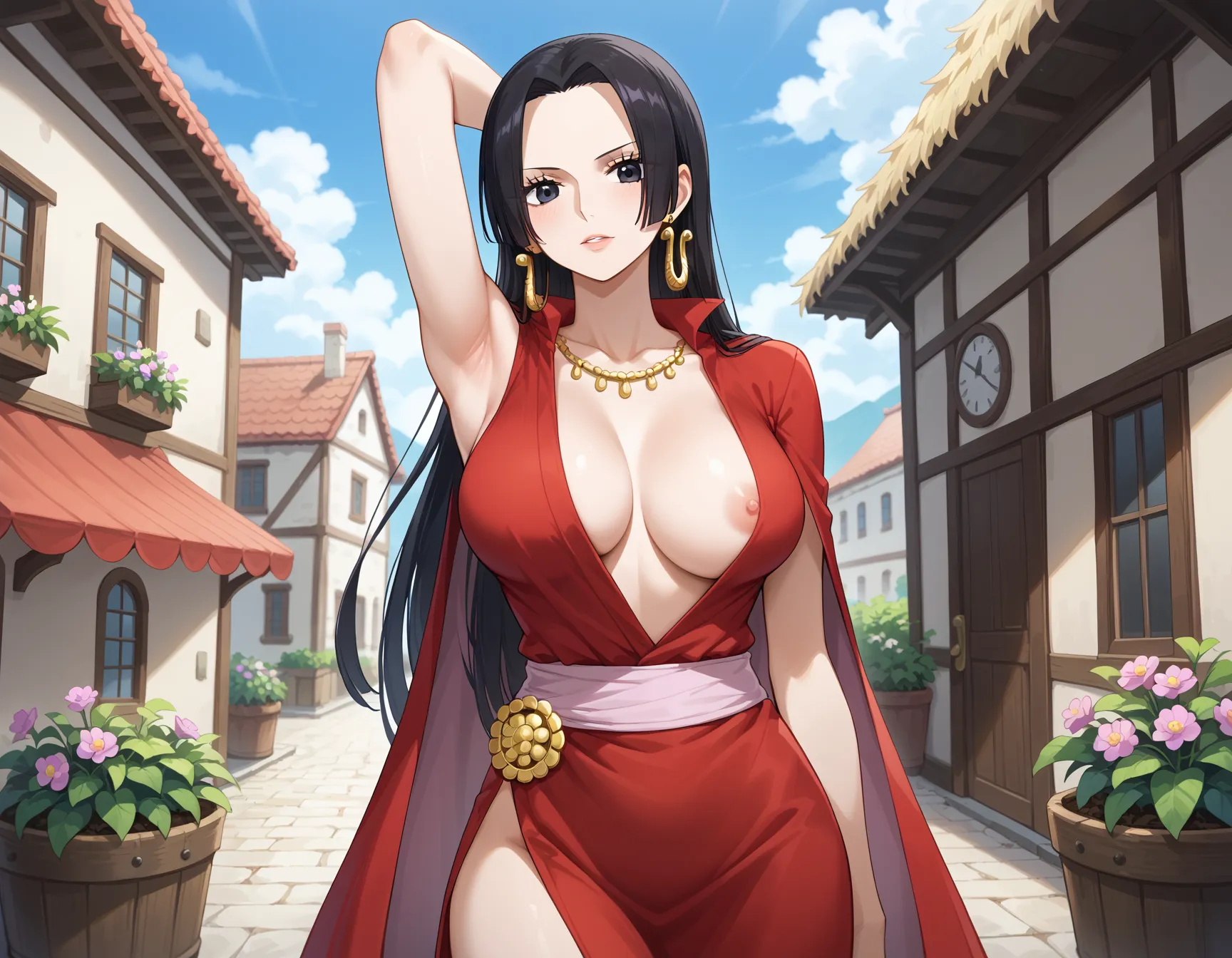 【「腋・脇」AIエロ画像（イラスト・アニメ・二次元風）4705枚まとめ！(142ページ目)のエロ画像1枚目