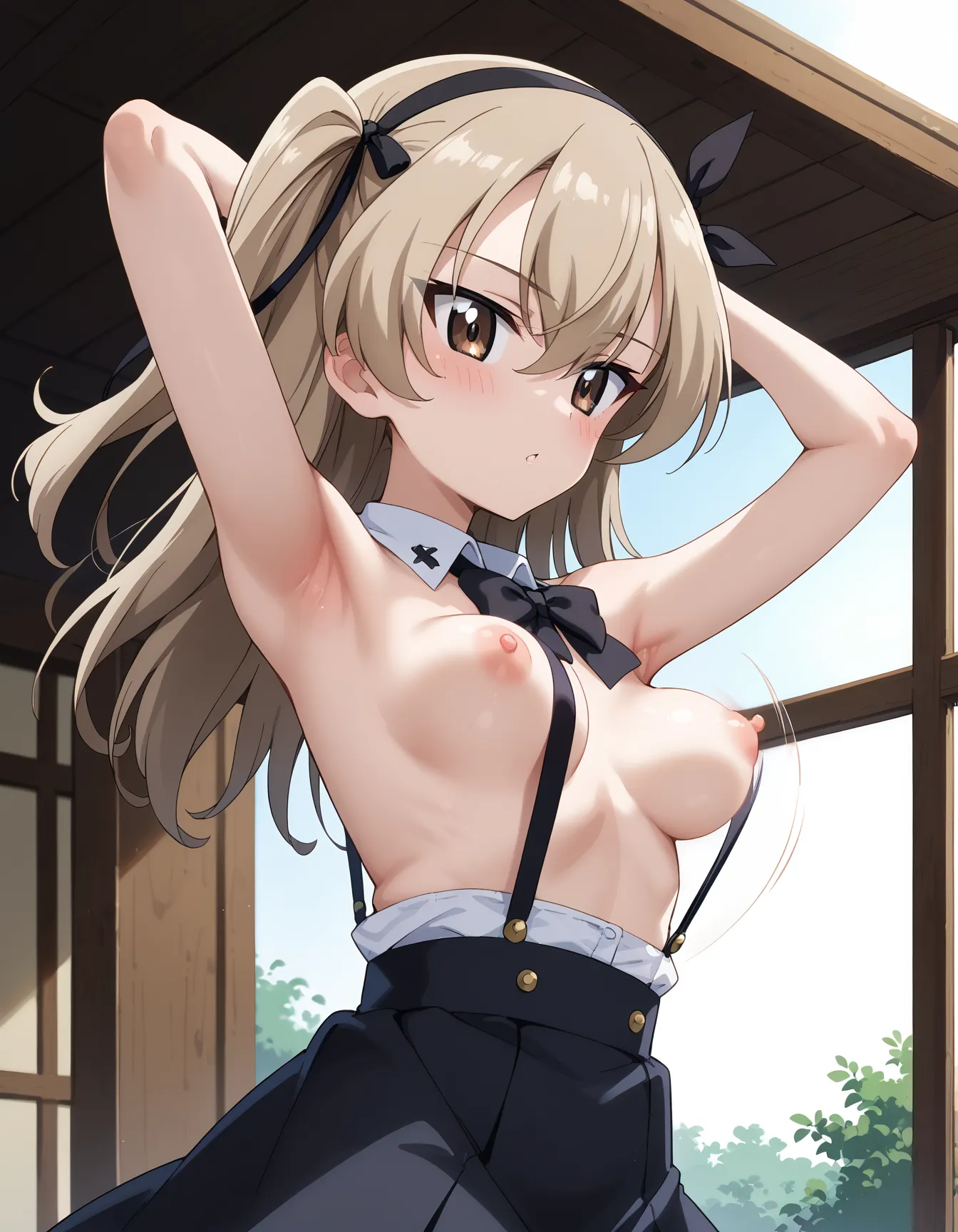 【「腋・脇」AIエロ画像（イラスト・アニメ・二次元風）4705枚まとめ！(141ページ目)のエロ画像22枚目