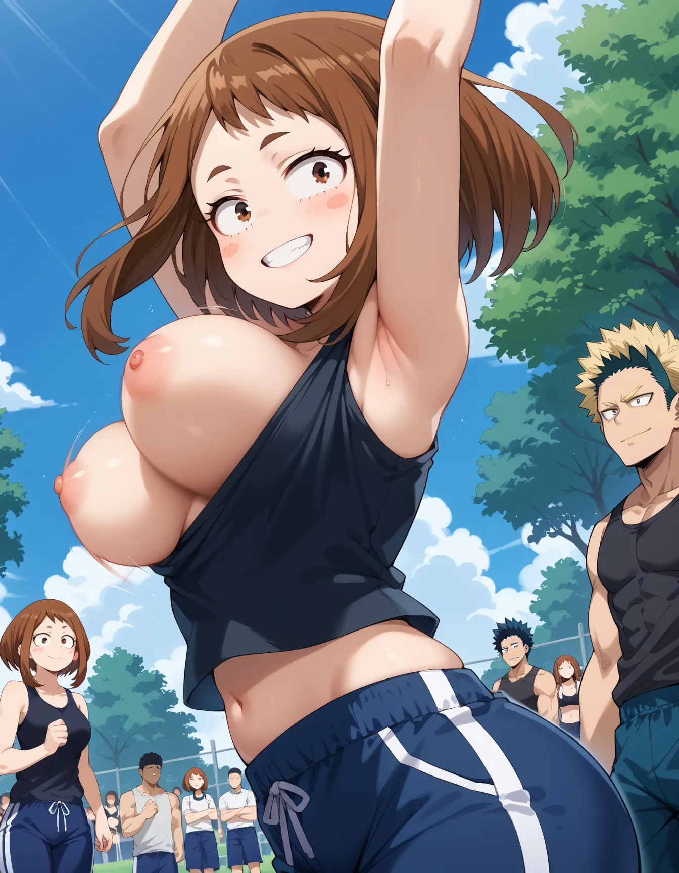 【「腋・脇」AIエロ画像（イラスト・アニメ・二次元風）4705枚まとめ！(141ページ目)のエロ画像18枚目