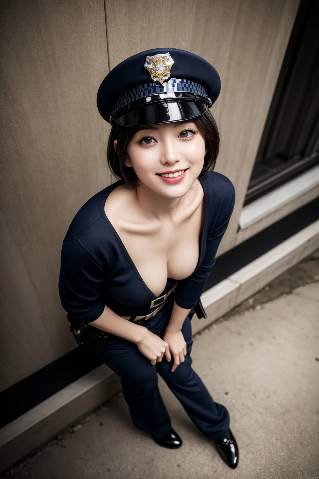 【「女警官」AIエロ画像（リアル・実写・フォト風）810枚まとめ！(24ページ目)のエロ画像20枚目