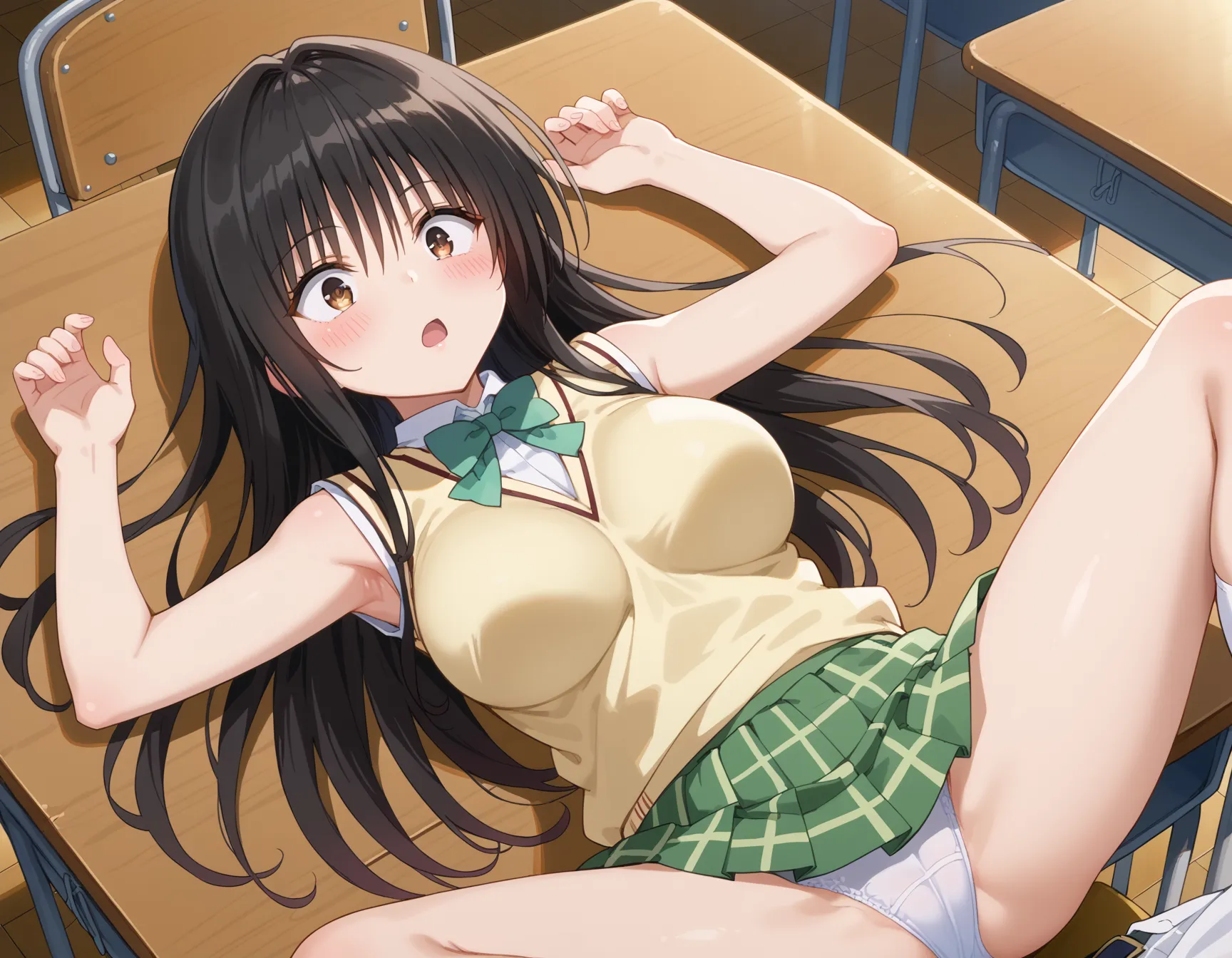 【「学制服」AIエロ画像（イラスト・アニメ・二次元風）4855枚まとめ！(143ページ目)のエロ画像5枚目