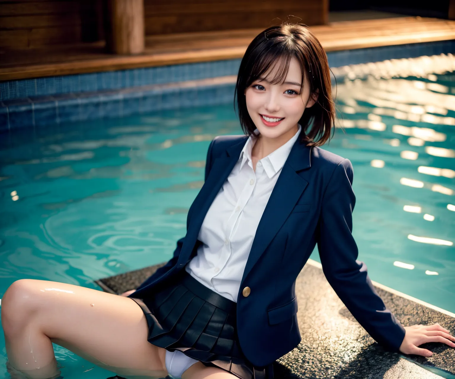 【「女子校生・JK×学制服」AIエロ画像（リアル・実写・フォト風）6248枚まとめ！(185ページ目)のエロ画像8枚目