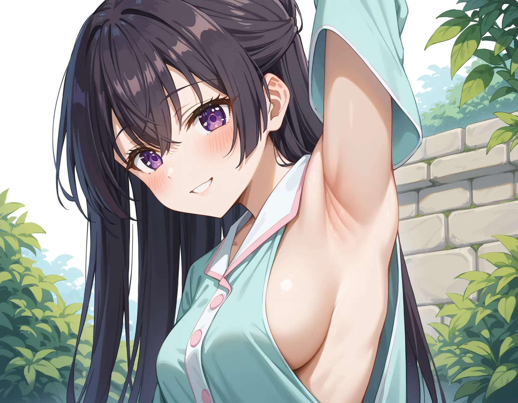 【「腋・脇」AIエロ画像（イラスト・アニメ・二次元風）4705枚まとめ！(140ページ目)のエロ画像29枚目