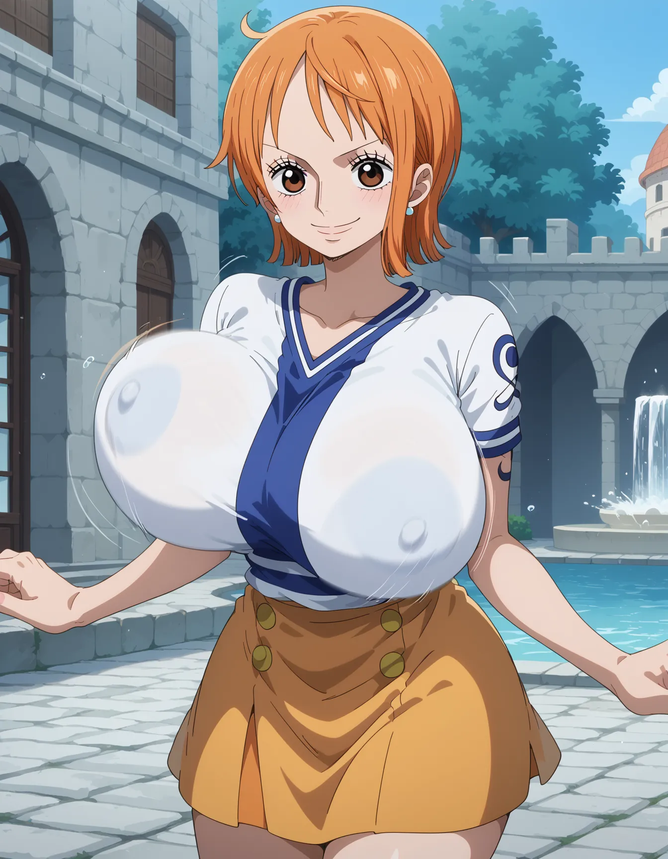 【「爆乳・超乳」AIエロ画像（イラスト・アニメ・二次元風）5621枚まとめ！(165ページ目)のエロ画像15枚目