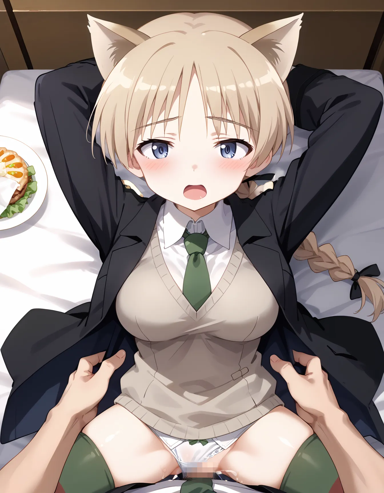 【「下着（ブラジャー・パンティ）」AIエロ画像（イラスト・アニメ・二次元風）15996枚まとめ！(468ページ目)のエロ画像16枚目