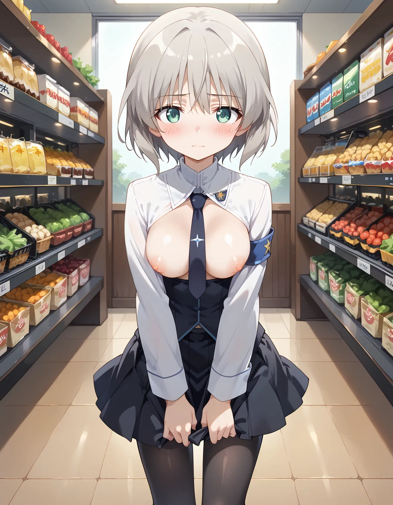 【「尻×パンスト」AIエロ画像（イラスト・アニメ・二次元風）262枚まとめ！(8ページ目)のエロ画像24枚目