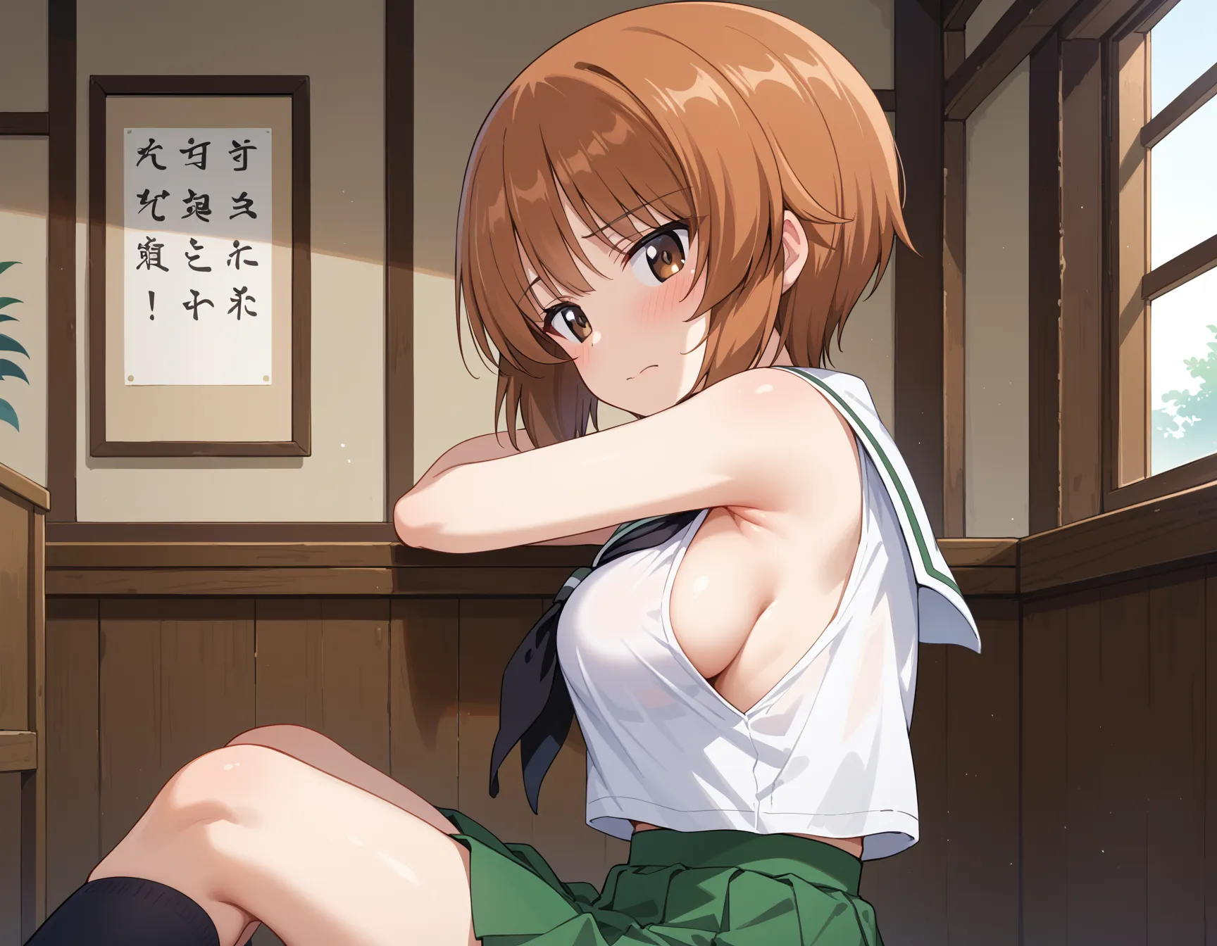 【「学制服」AIエロ画像（イラスト・アニメ・二次元風）4855枚まとめ！(142ページ目)のエロ画像15枚目