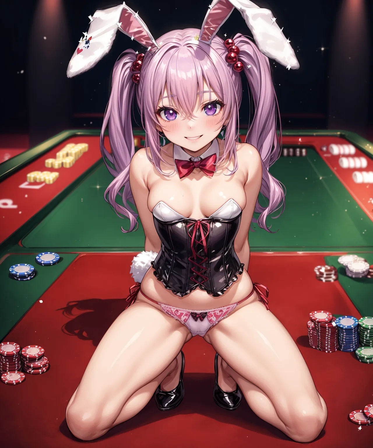 【「下着（ブラジャー・パンティ）」AIエロ画像（イラスト・アニメ・二次元風）15996枚まとめ！(467ページ目)のエロ画像14枚目