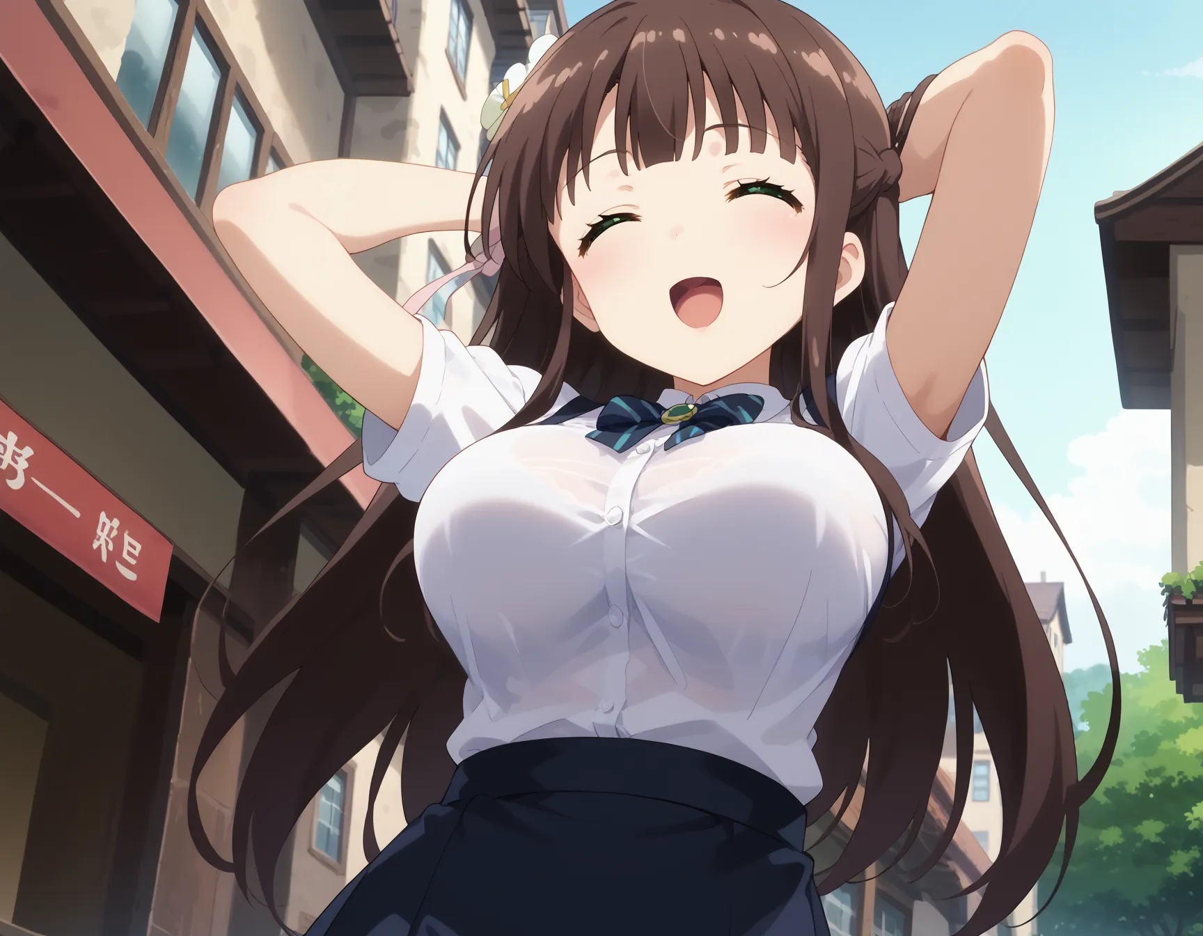 【「巨乳」AIエロ画像（イラスト・アニメ・二次元風）26161枚まとめ！(765ページ目)のエロ画像19枚目