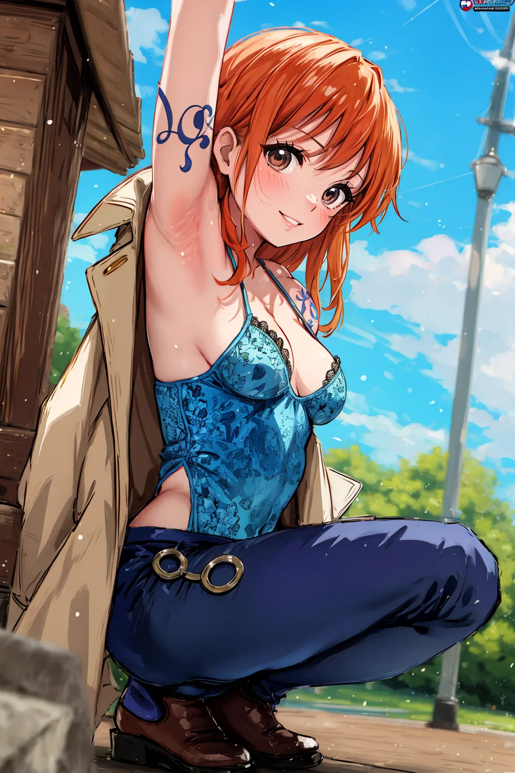 【「腋・脇」AIエロ画像（イラスト・アニメ・二次元風）4705枚まとめ！(140ページ目)のエロ画像8枚目