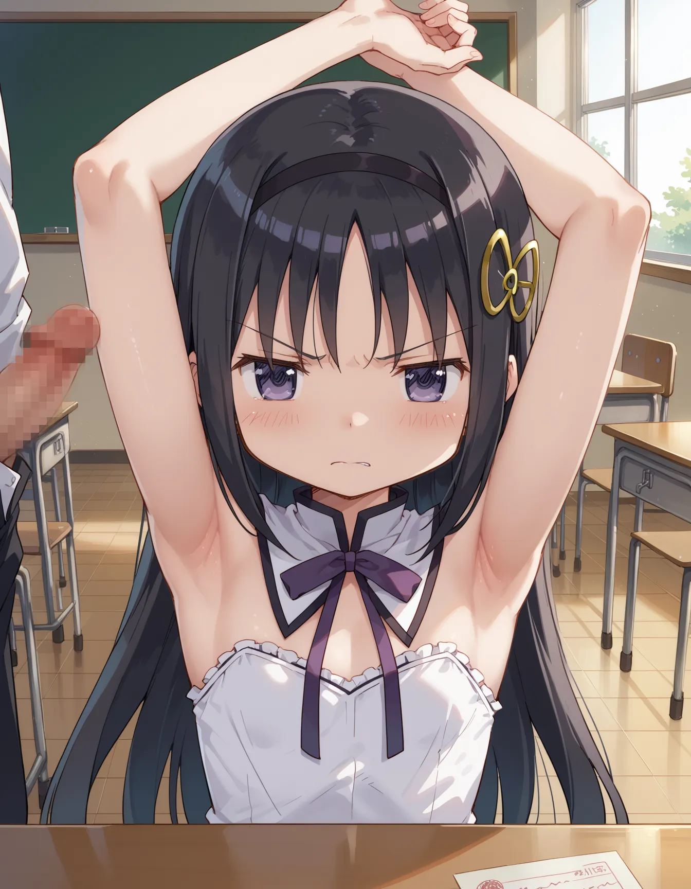 【「腋・脇」AIエロ画像（イラスト・アニメ・二次元風）4705枚まとめ！(139ページ目)のエロ画像23枚目