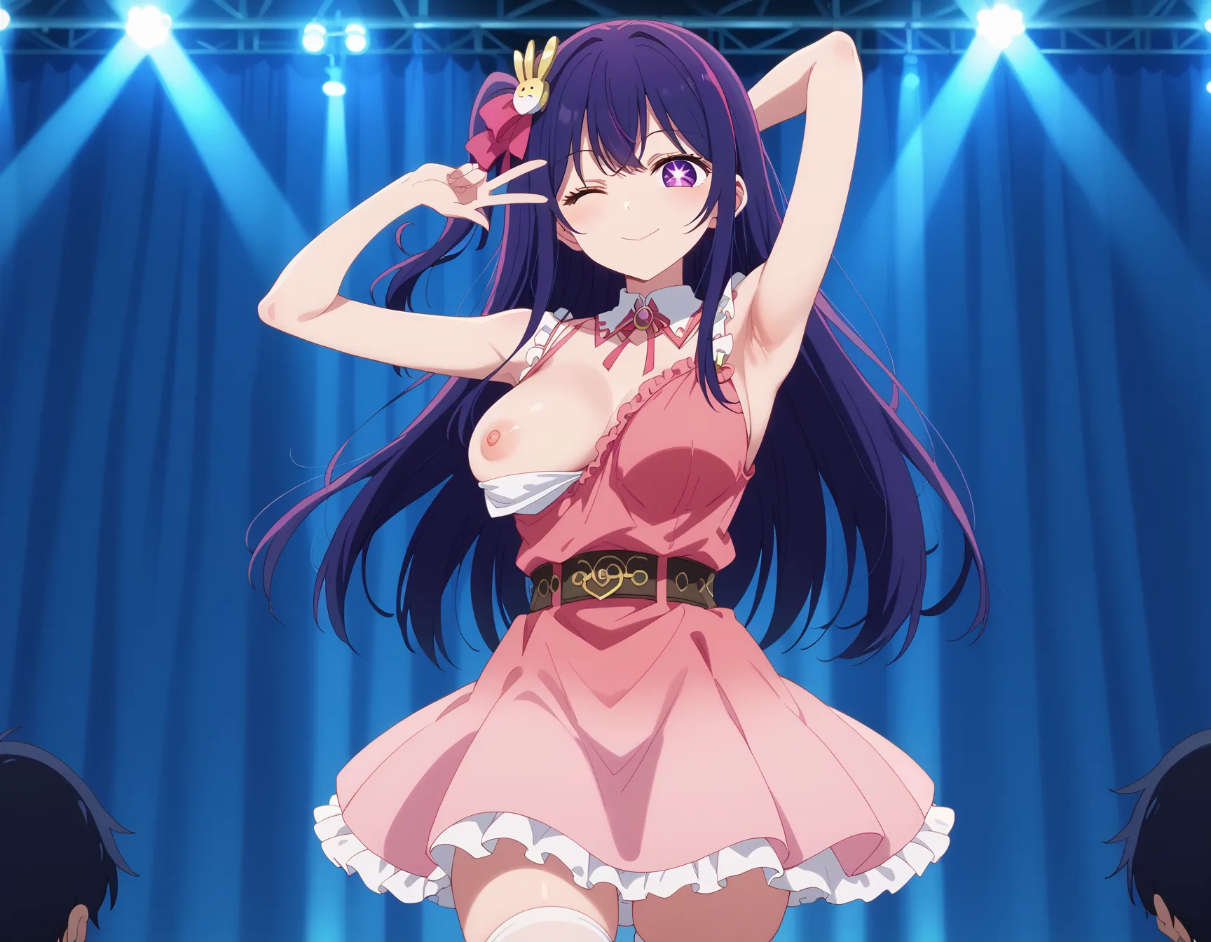 【「巨乳×アイドル」AIエロ画像（イラスト・アニメ・二次元風）253枚まとめ！(8ページ目)のエロ画像2枚目