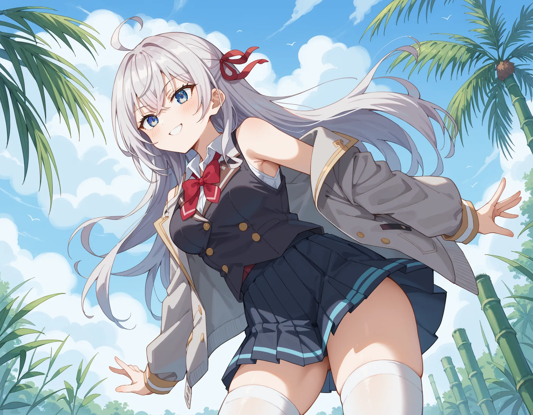 【「学制服」AIエロ画像（イラスト・アニメ・二次元風）4855枚まとめ！(141ページ目)のエロ画像8枚目