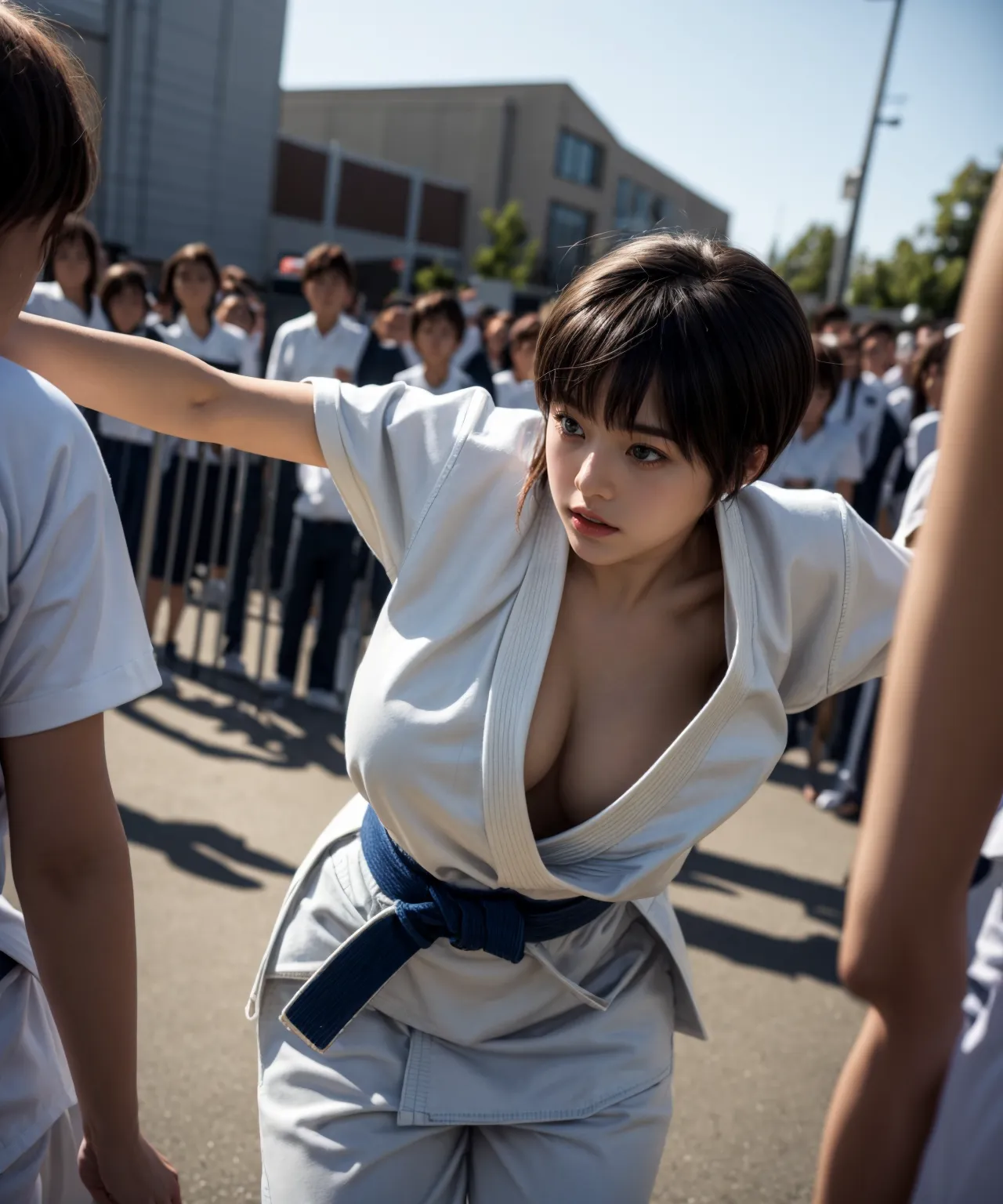 【「道着（空手・柔道）」AIエロ画像（リアル・実写・フォト風）515枚まとめ！(15ページ目)のエロ画像30枚目