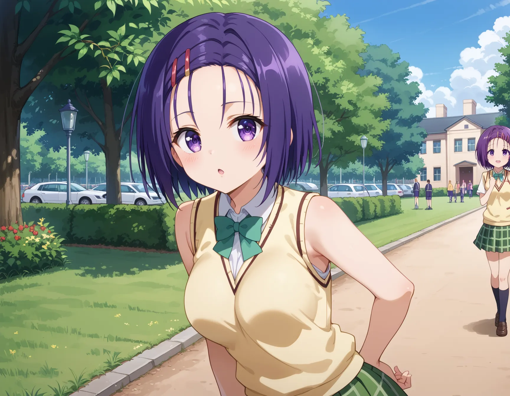 【「学制服」AIエロ画像（イラスト・アニメ・二次元風）4855枚まとめ！(141ページ目)のエロ画像7枚目