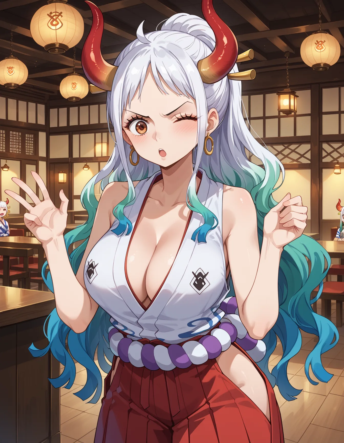 【「着物」AIエロ画像（イラスト・アニメ・二次元風）1472枚まとめ！(43ページ目)のエロ画像1枚目