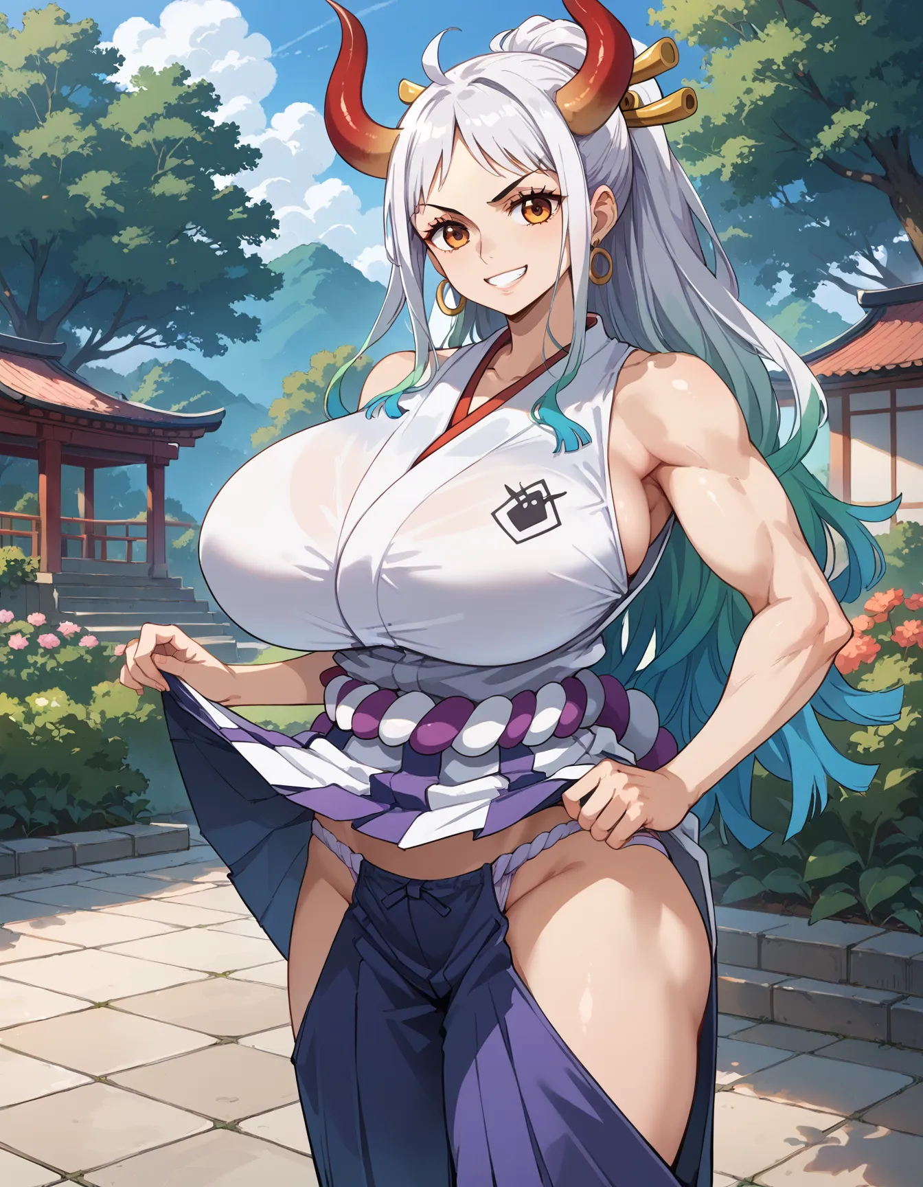 【「爆乳・超乳」AIエロ画像（イラスト・アニメ・二次元風）5621枚まとめ！(163ページ目)のエロ画像13枚目