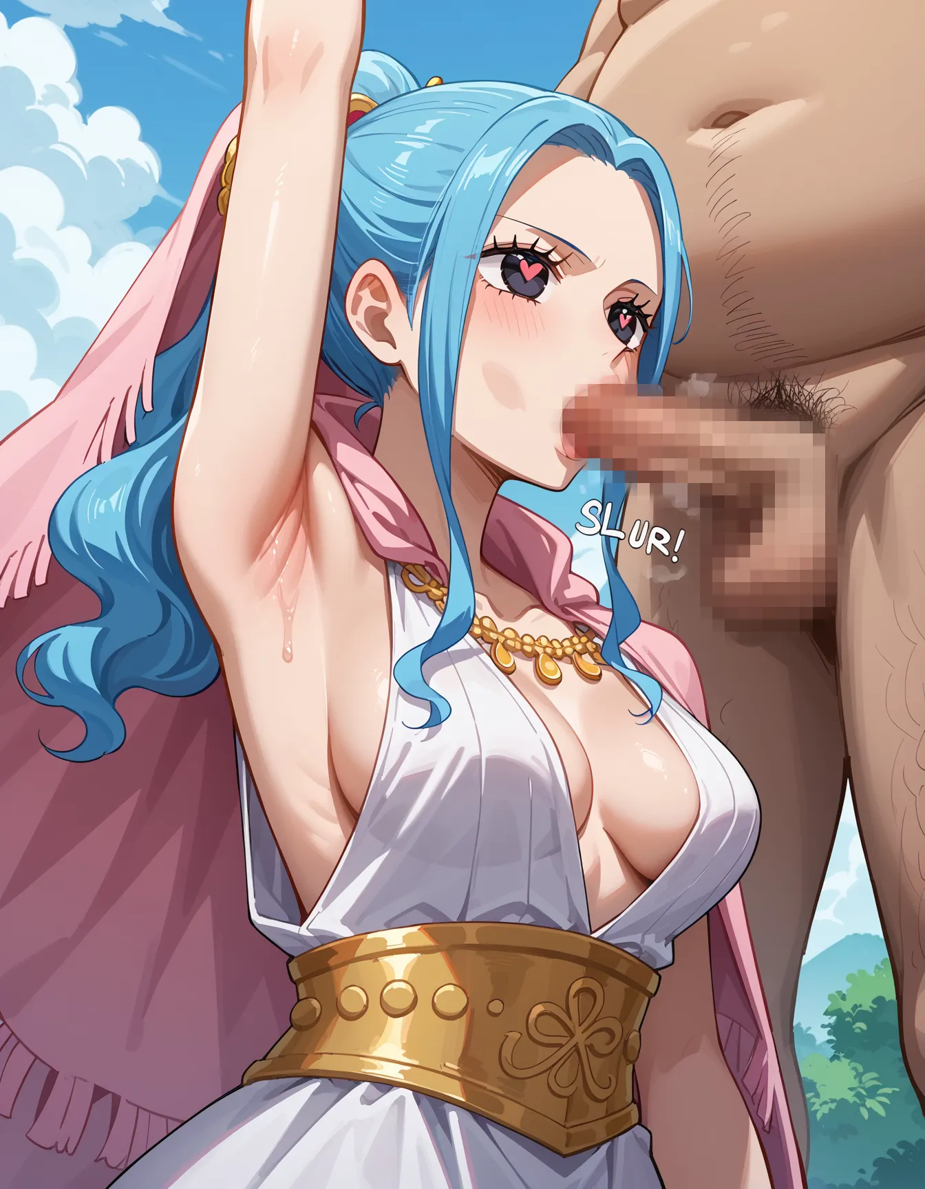 【「腋・脇」AIエロ画像（イラスト・アニメ・二次元風）4705枚まとめ！(138ページ目)のエロ画像25枚目