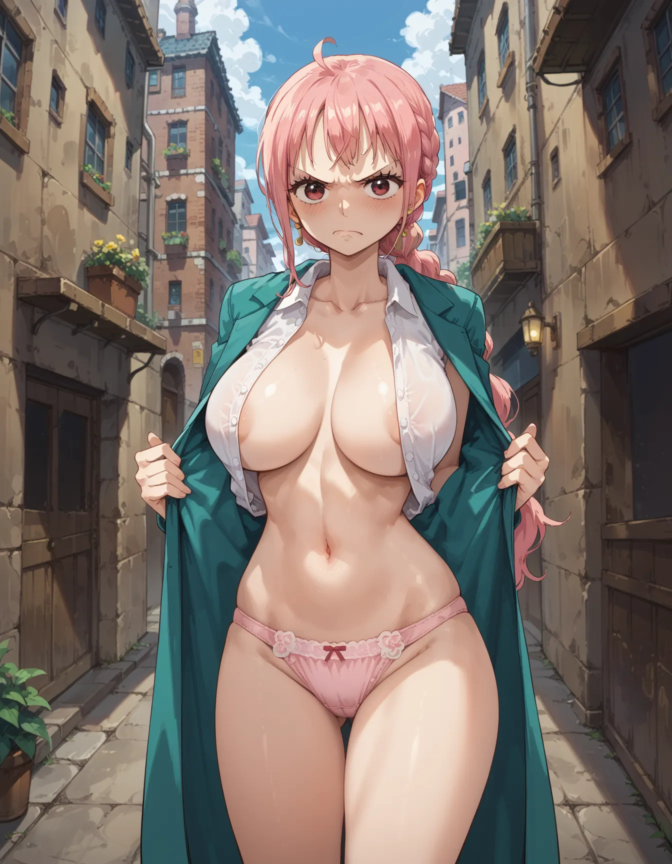 【「下着（ブラジャー・パンティ）」AIエロ画像（イラスト・アニメ・二次元風）15996枚まとめ！(461ページ目)のエロ画像13枚目