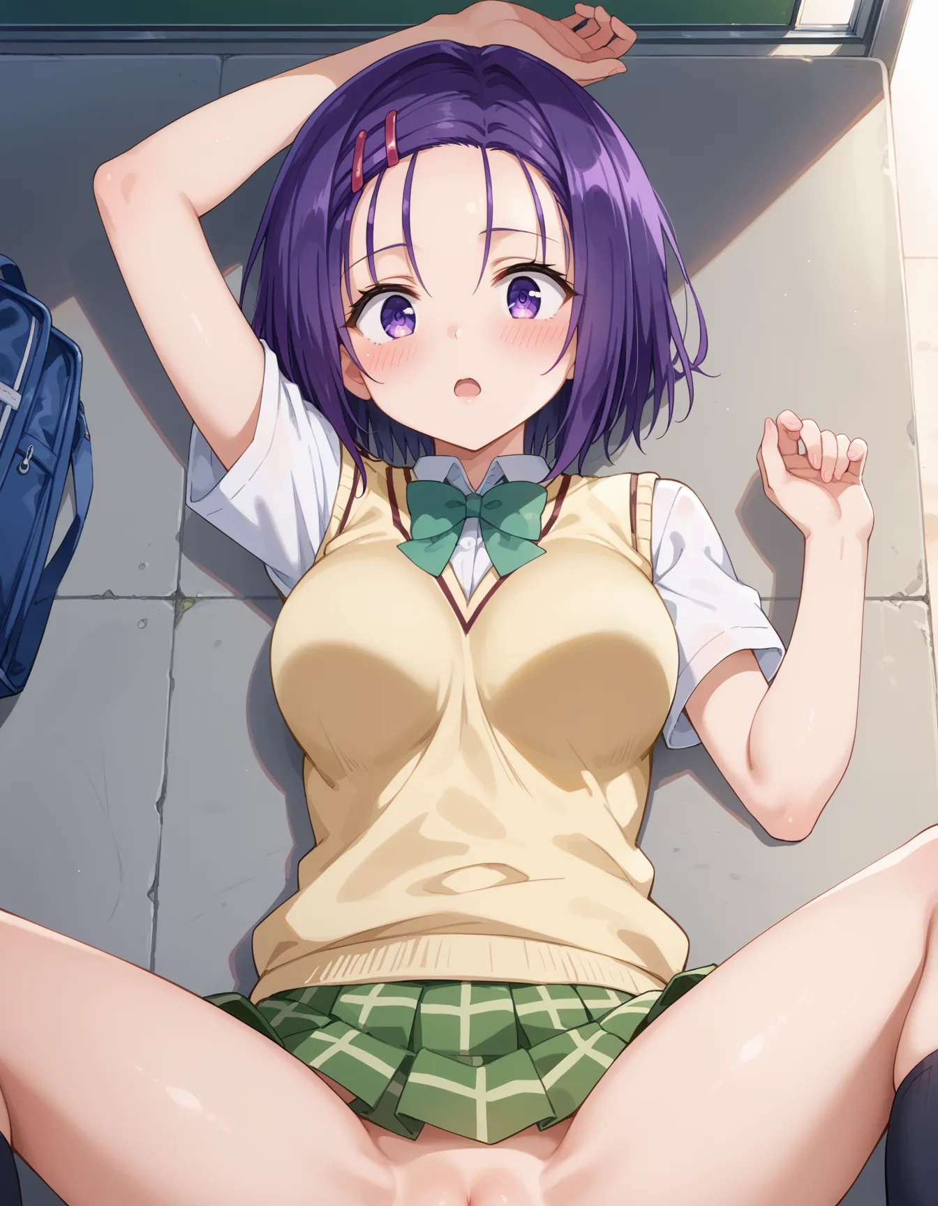 【「学制服」AIエロ画像（イラスト・アニメ・二次元風）4855枚まとめ！(140ページ目)のエロ画像23枚目