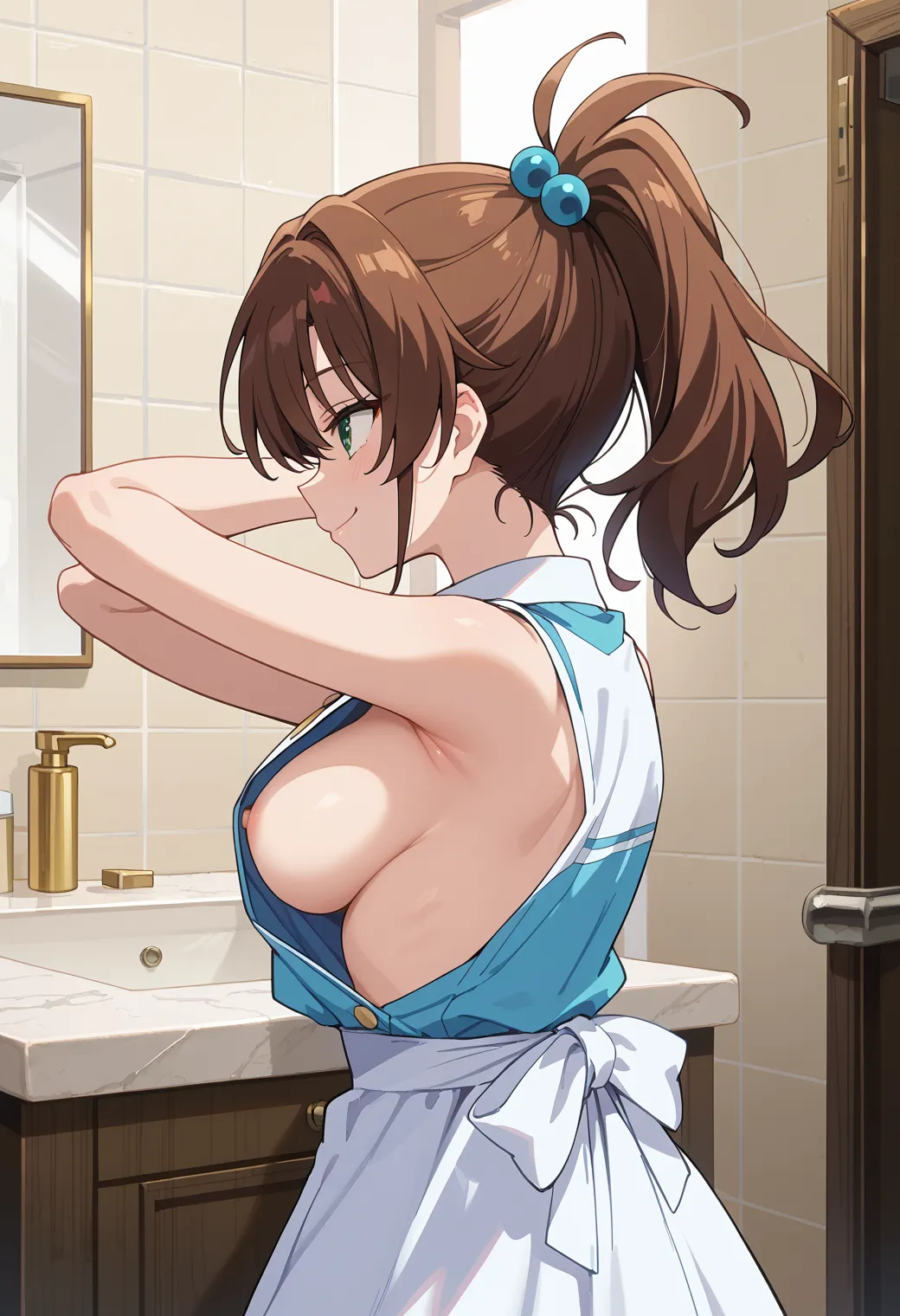 【「腋・脇」AIエロ画像（イラスト・アニメ・二次元風）4705枚まとめ！(138ページ目)のエロ画像5枚目