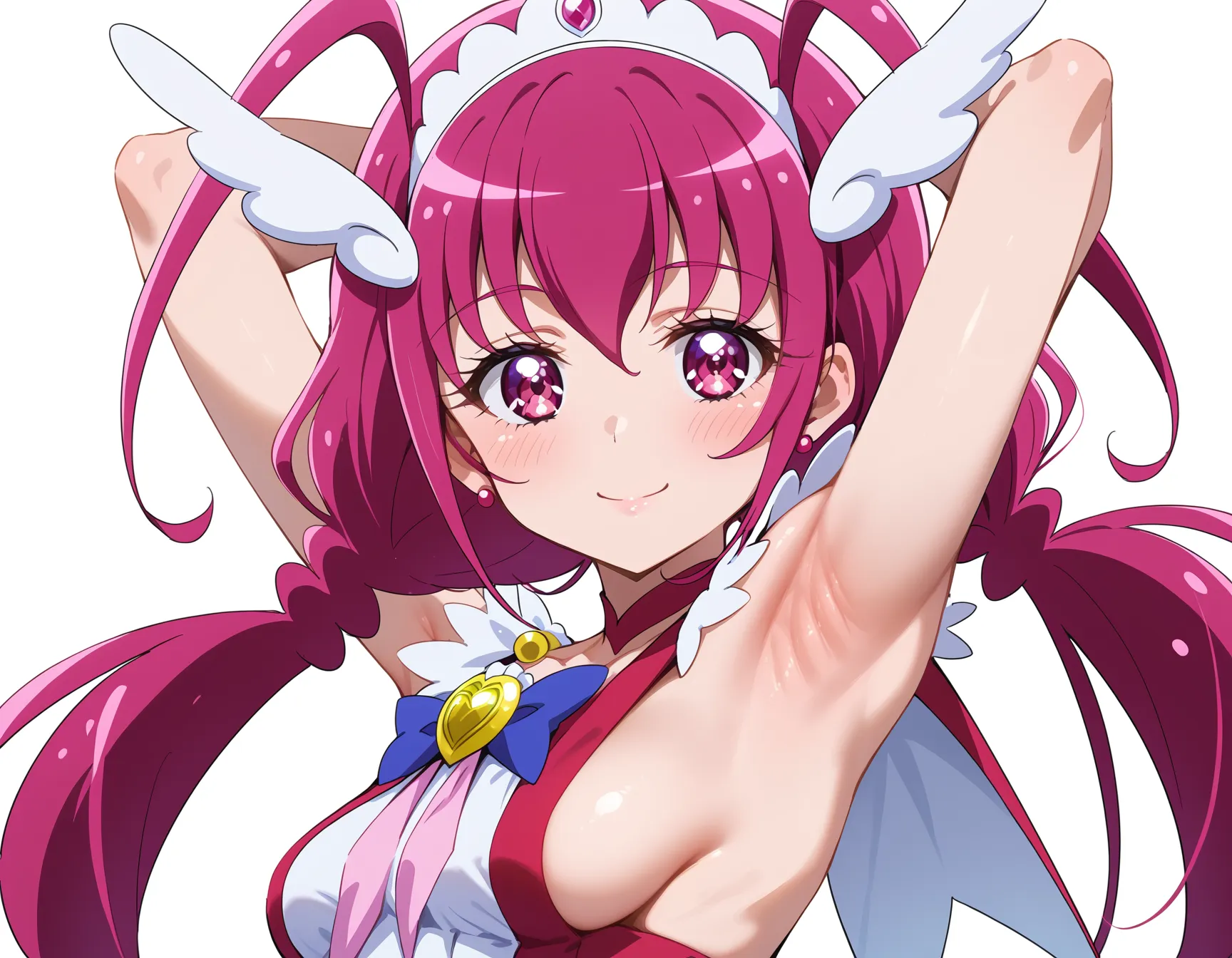 【「腋・脇」AIエロ画像（イラスト・アニメ・二次元風）4705枚まとめ！(137ページ目)のエロ画像25枚目