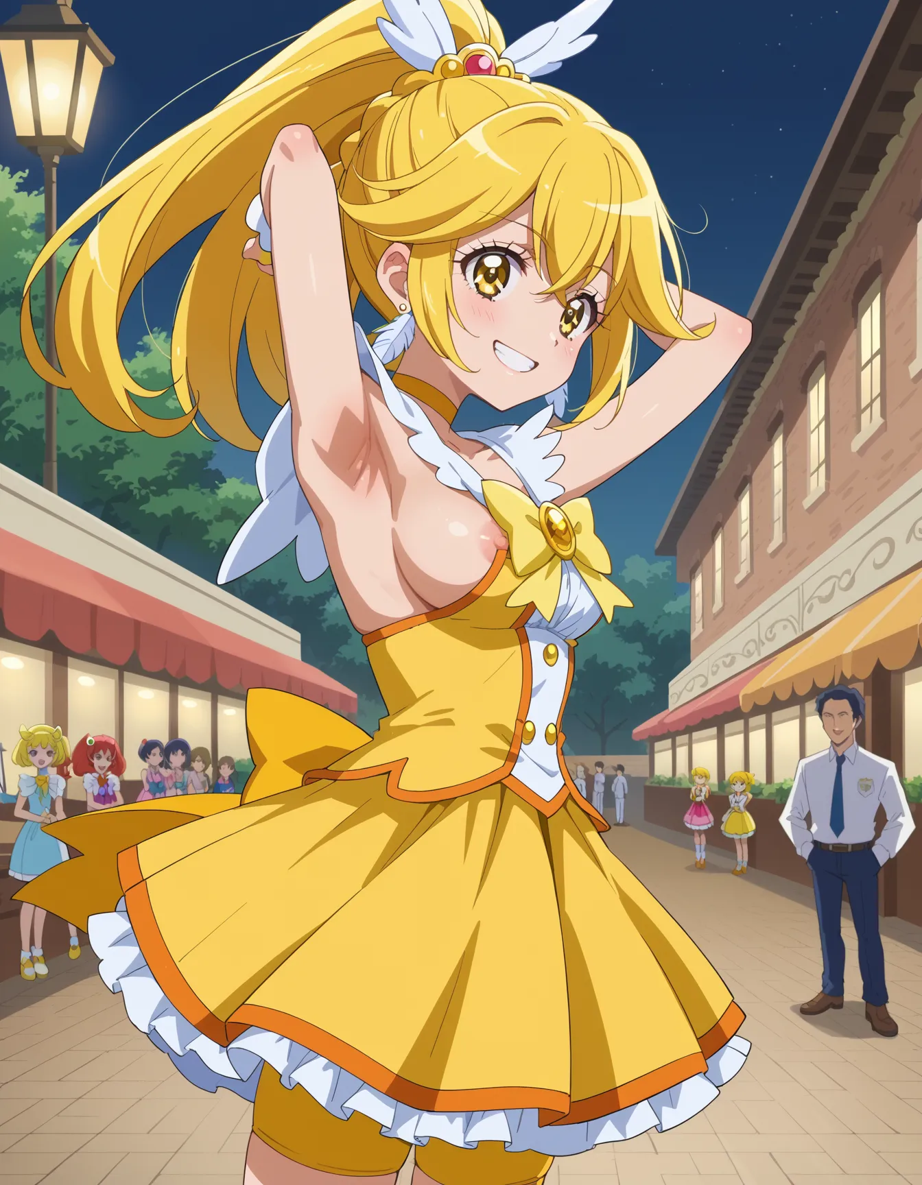 【「腋・脇」AIエロ画像（イラスト・アニメ・二次元風）4705枚まとめ！(137ページ目)のエロ画像22枚目