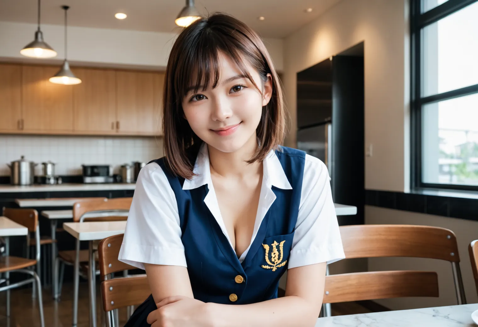 【「女子校生・JK×学制服」AIエロ画像（リアル・実写・フォト風）6248枚まとめ！(181ページ目)のエロ画像7枚目