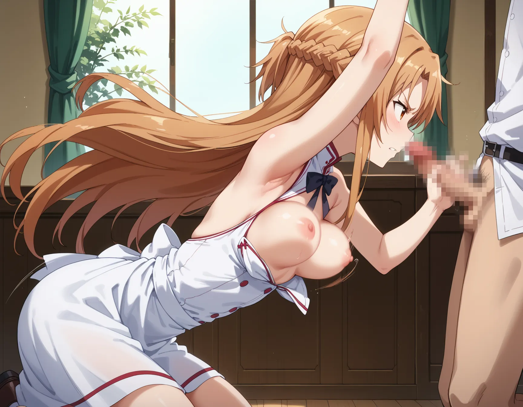 【「腋・脇」AIエロ画像（イラスト・アニメ・二次元風）4705枚まとめ！(137ページ目)のエロ画像15枚目