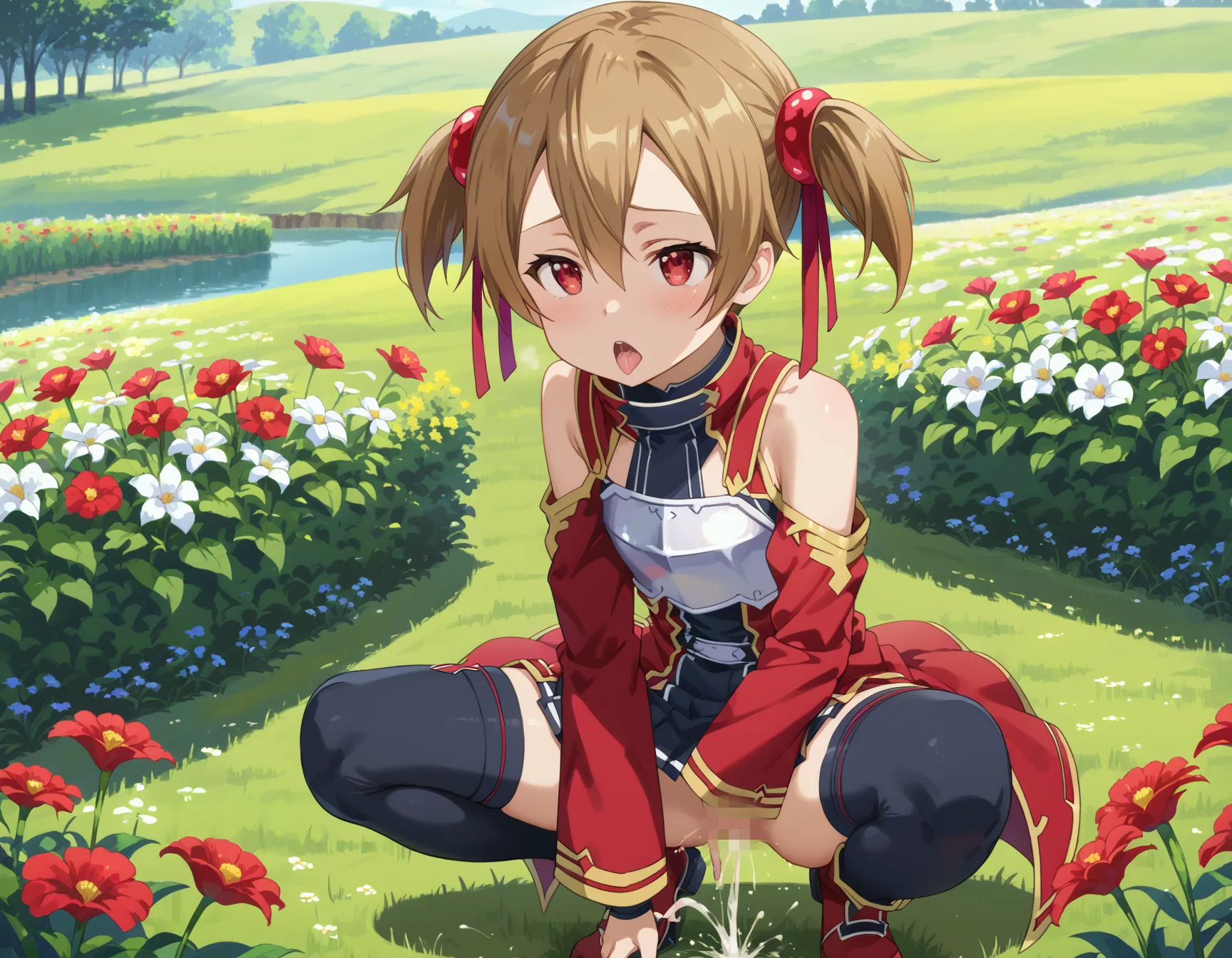 【「おまんこ」AIエロ画像（イラスト・アニメ・二次元風）9763枚まとめ！(282ページ目)のエロ画像4枚目