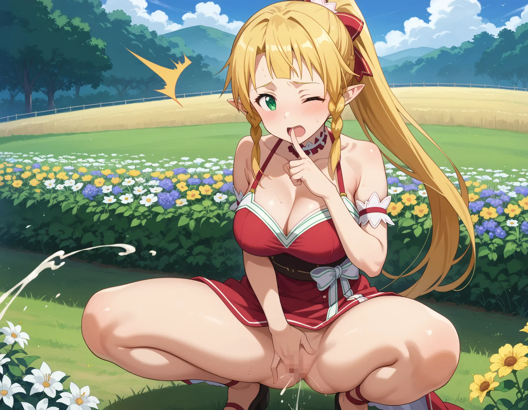 【「おまんこ」AIエロ画像（イラスト・アニメ・二次元風）9763枚まとめ！(281ページ目)のエロ画像25枚目