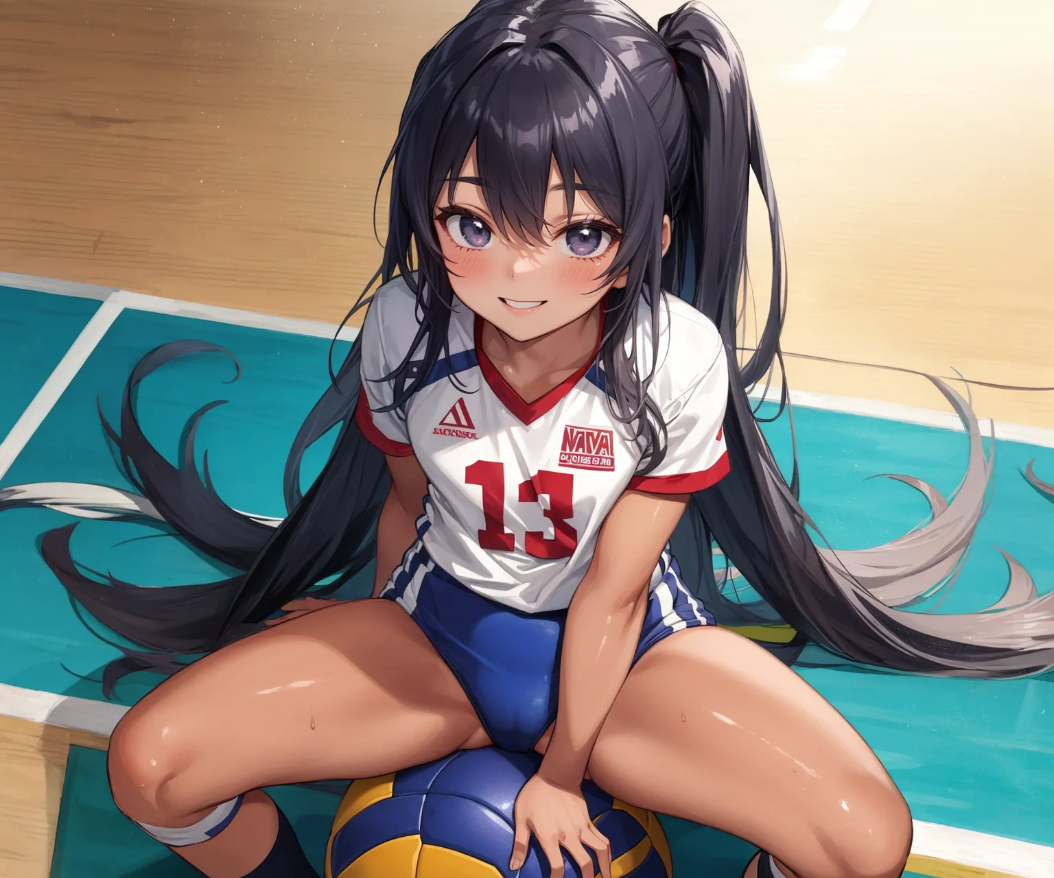 【「バレーボール」AIエロ画像（イラスト・アニメ・二次元風）378枚まとめ！(11ページ目)のエロ画像20枚目