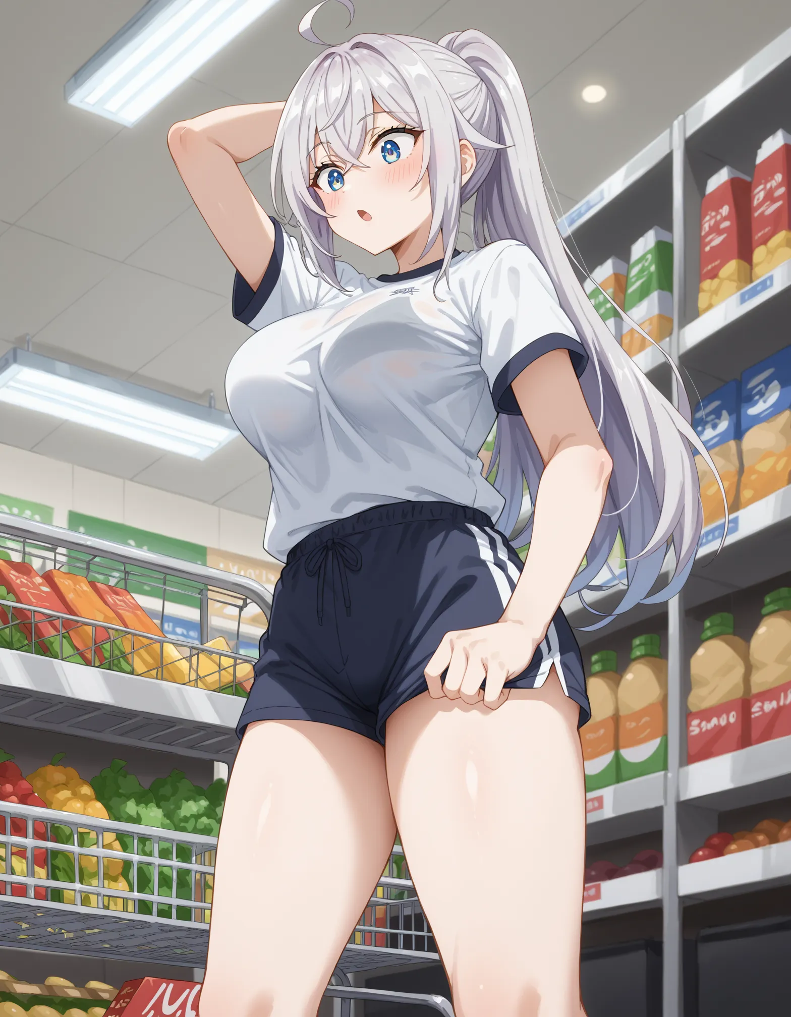 【「腋・脇」AIエロ画像（イラスト・アニメ・二次元風）4705枚まとめ！(137ページ目)のエロ画像12枚目