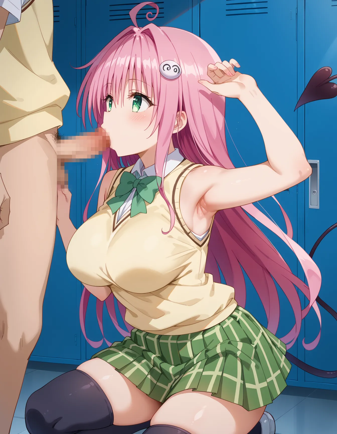 【「腋・脇」AIエロ画像（イラスト・アニメ・二次元風）4705枚まとめ！(137ページ目)のエロ画像10枚目