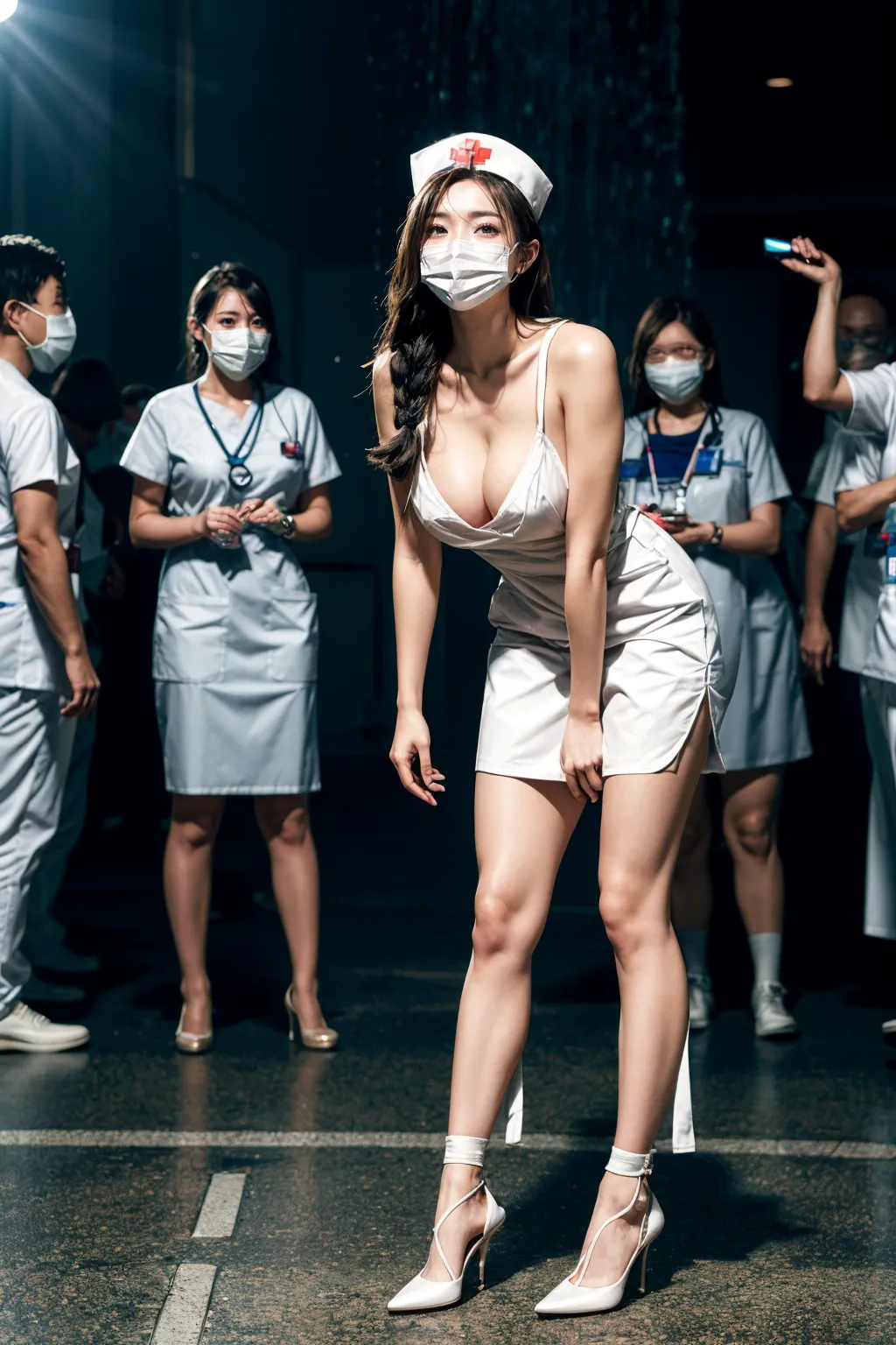 【「ナース・看護婦」AIエロ画像（リアル・実写・フォト風）689枚まとめ！(20ページ目)のエロ画像16枚目