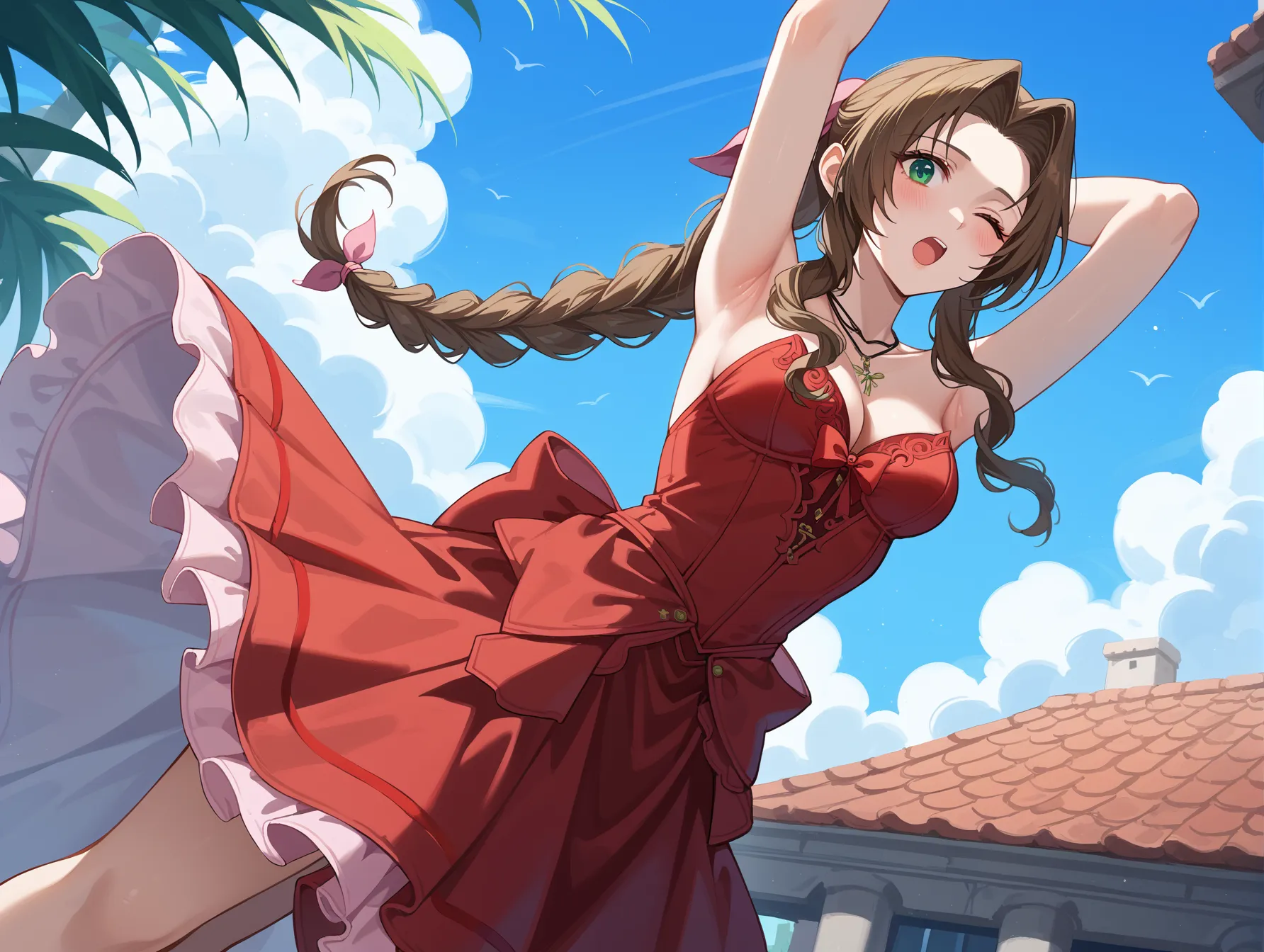 【「下着（ブラジャー・パンティ）」AIエロ画像（イラスト・アニメ・二次元風）15996枚まとめ！(457ページ目)のエロ画像14枚目