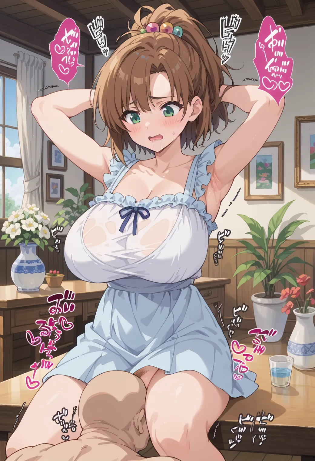 【「爆乳・超乳」AIエロ画像（イラスト・アニメ・二次元風）5621枚まとめ！(161ページ目)のエロ画像22枚目